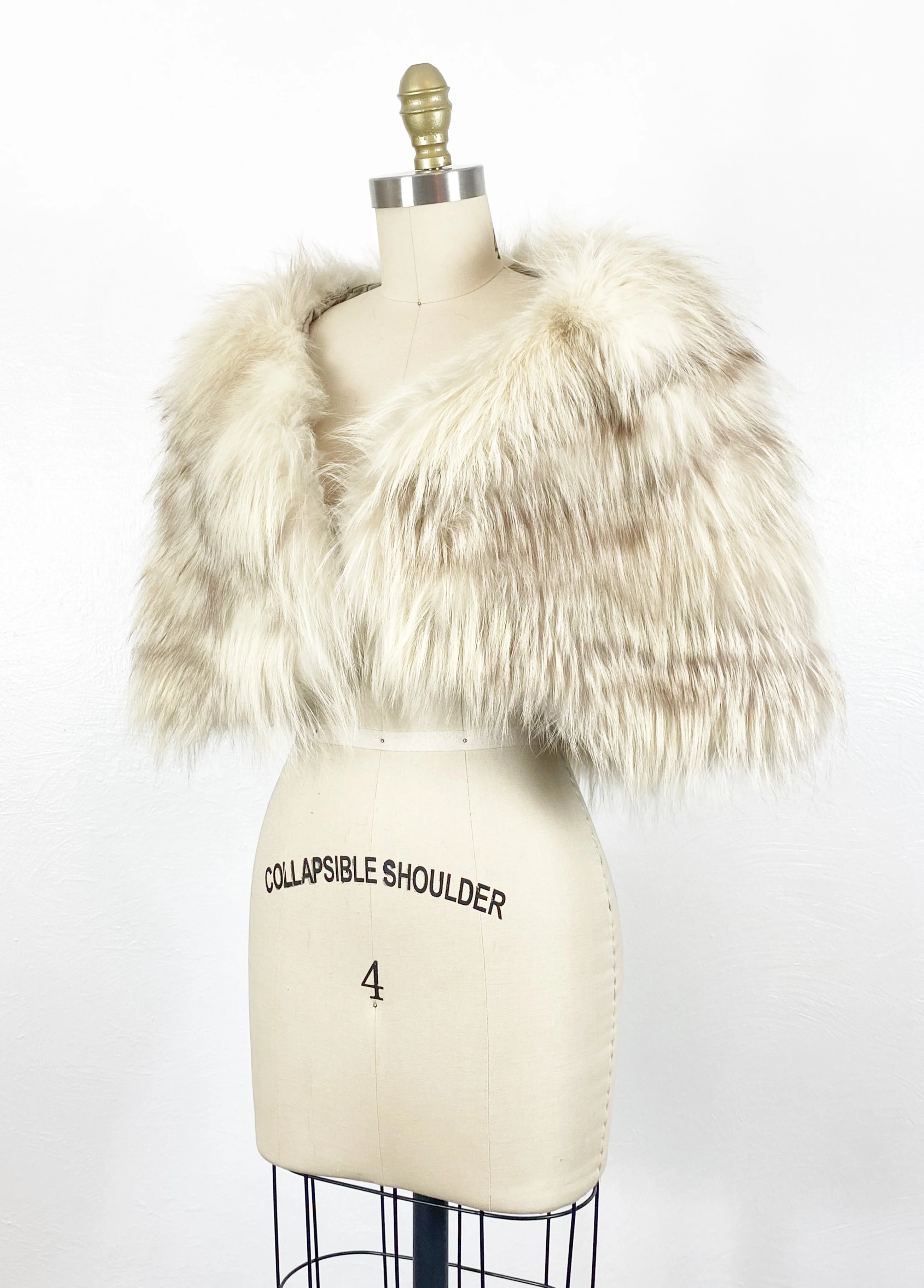 60s Fox Fur Stole - Image 5