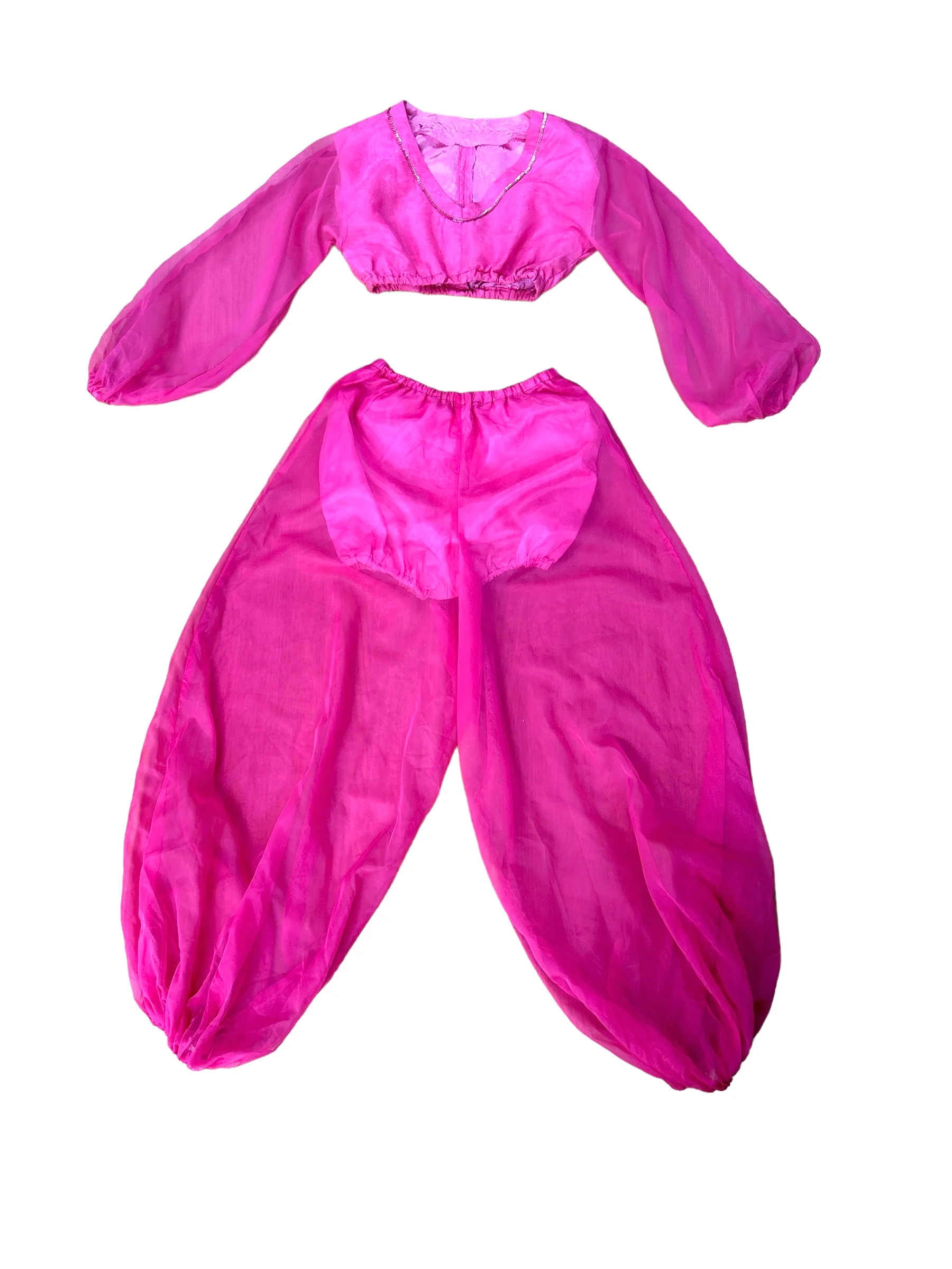 60s Genie Jeanie Halloween Masquerade Harem Costume - Image 6