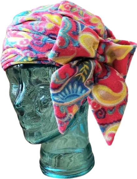 60s Gimbels Vintage Neon Hat Turban by Gimbels