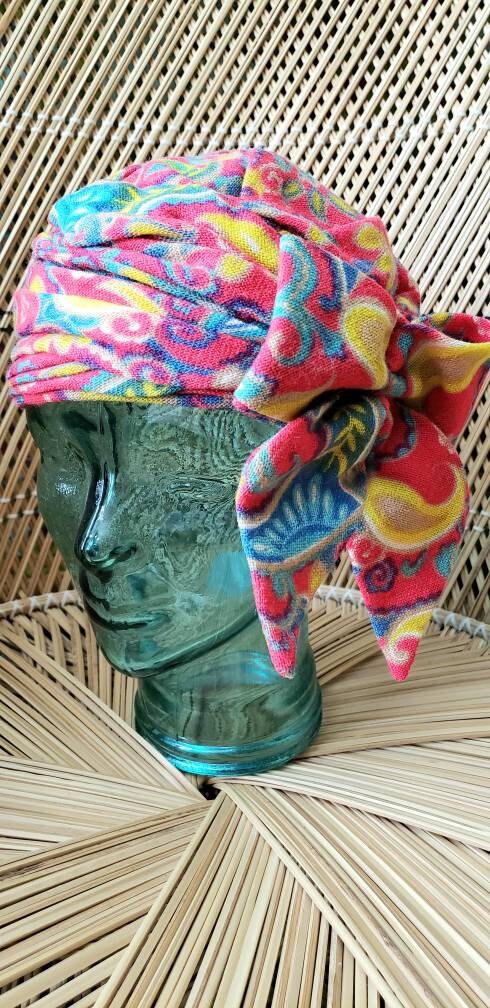 60s Gimbels Vintage Neon Hat Turban by Gimbels - Image 6