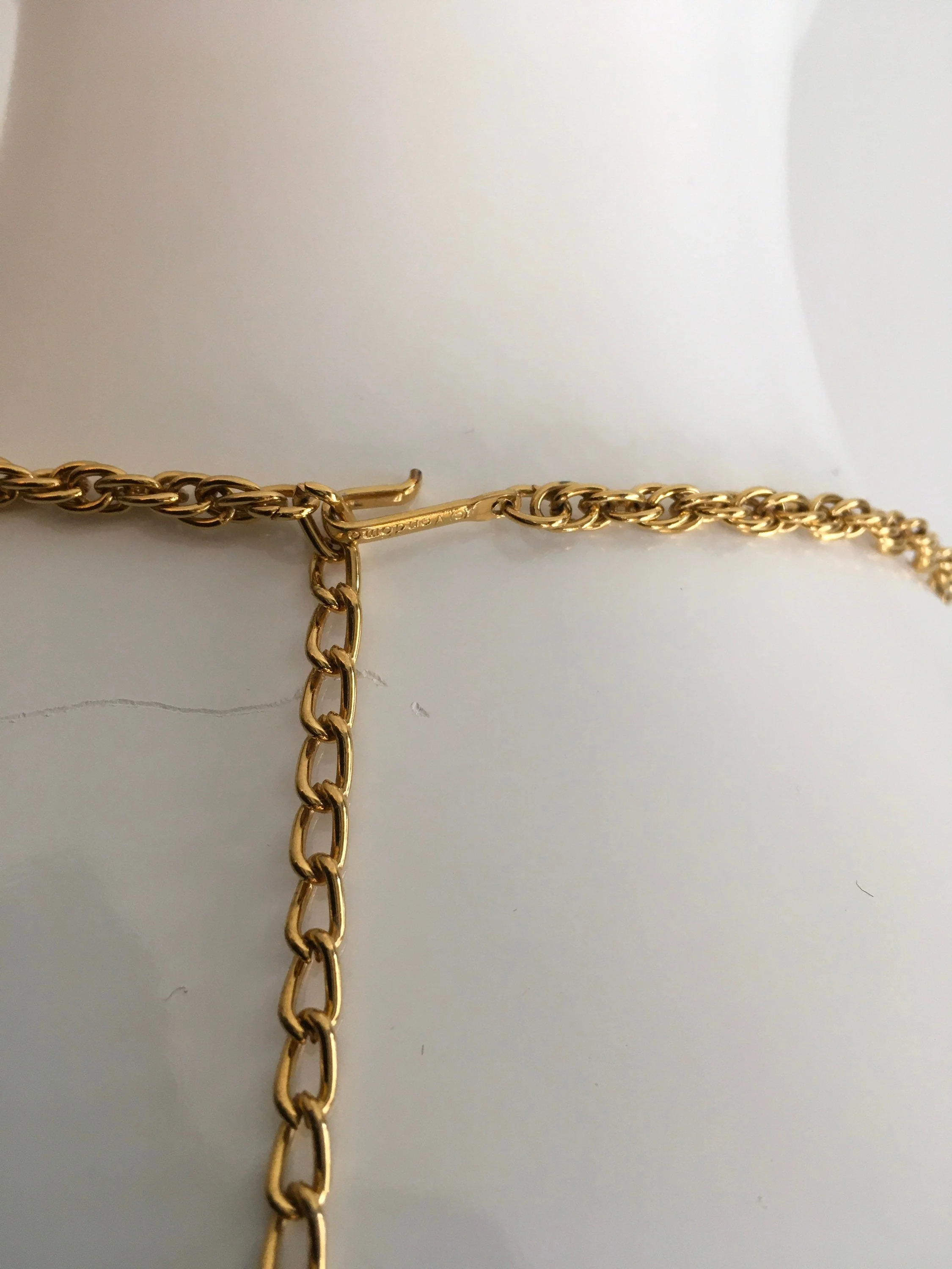 60's Gold Huge Statement Necklace by Vendome - Image 3