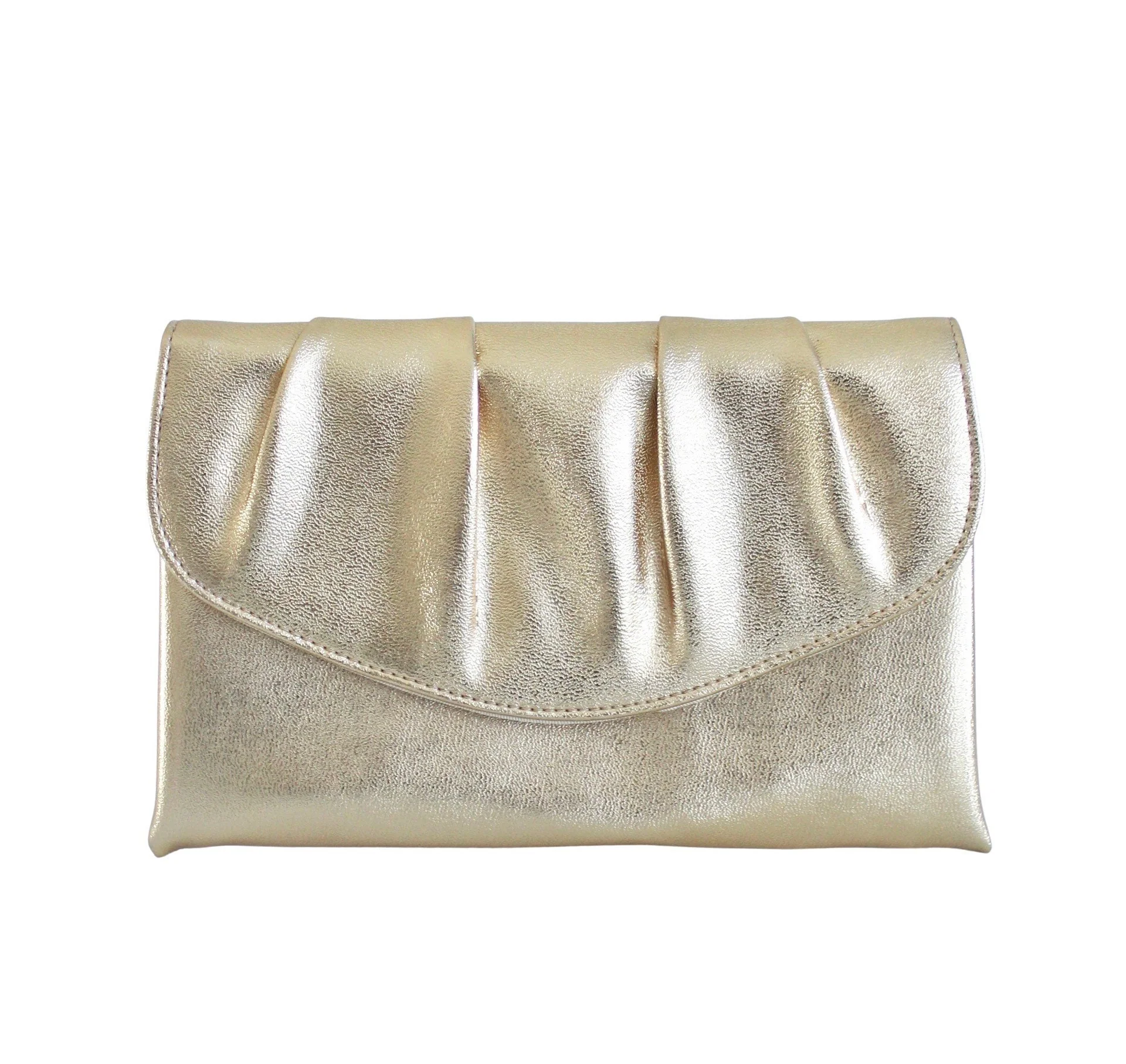 60s Gold Lame Clutch Purse - Image 2