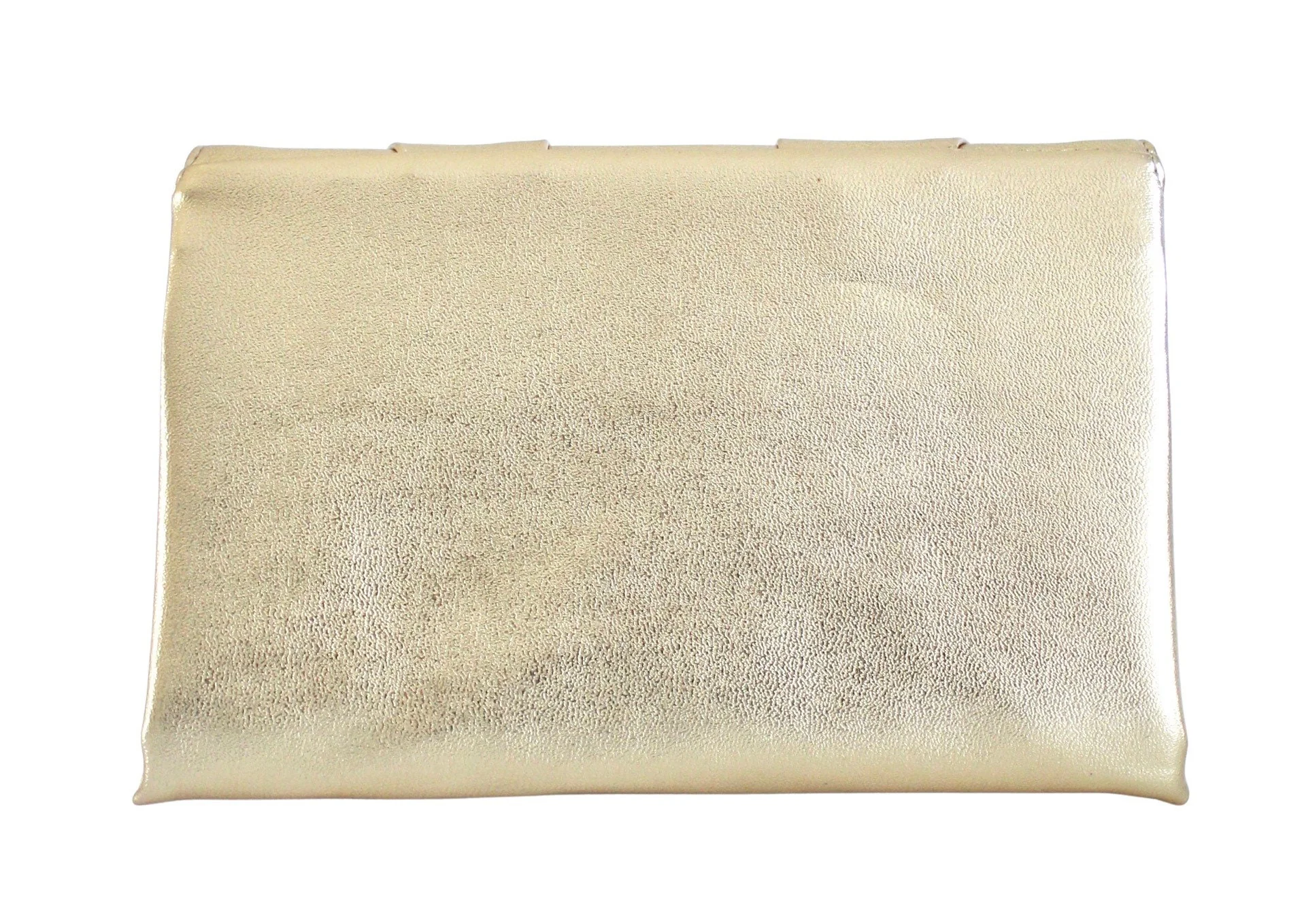 60s Gold Lame Clutch Purse - Image 9