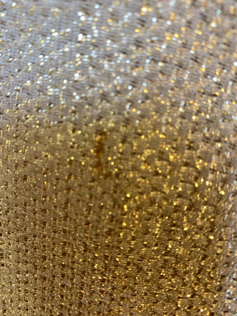 60s Gold Lame Mini Dress - Image 5