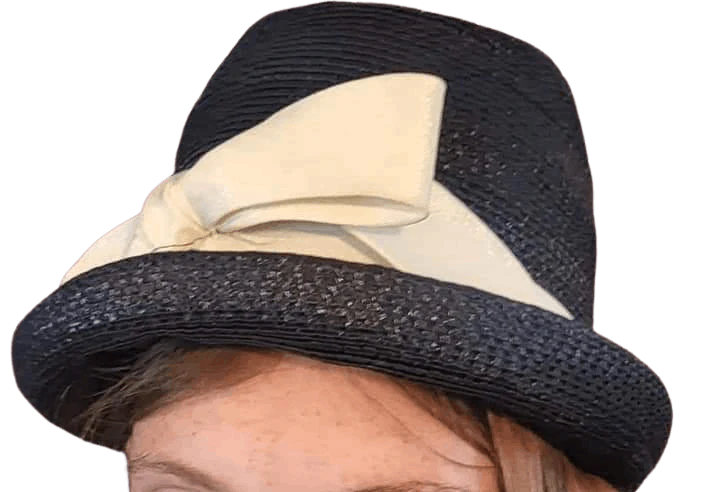 60s High End Mod Designer Homburg Hat By Lilly Dache - Image 4