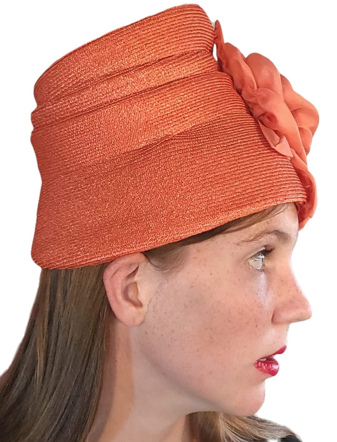 60s High End Mod Designer Toque Hat By John Frederics - Image 9