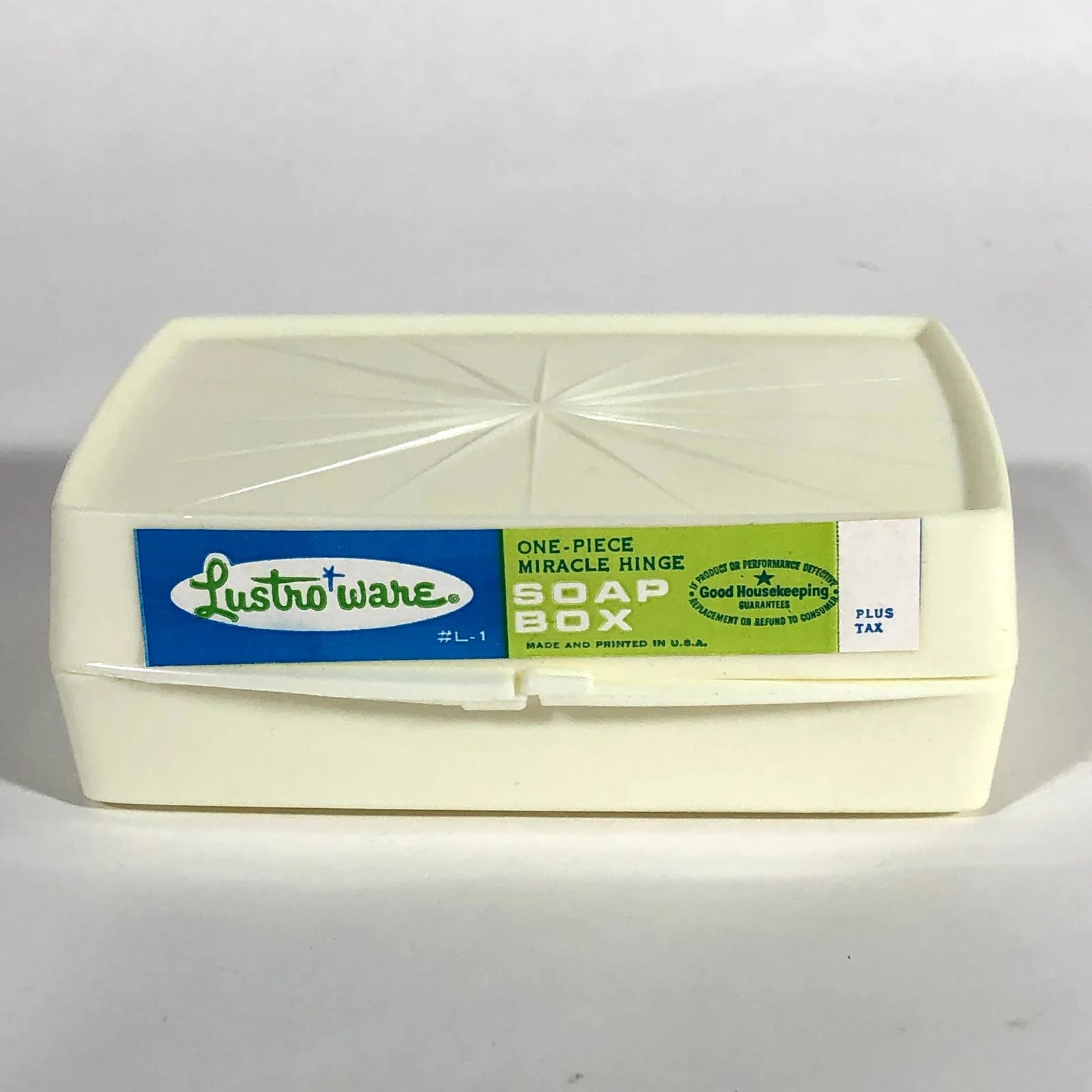 60s Hinged Soap Box Travel Case Midcentury Modern By Lustroware - Image 9