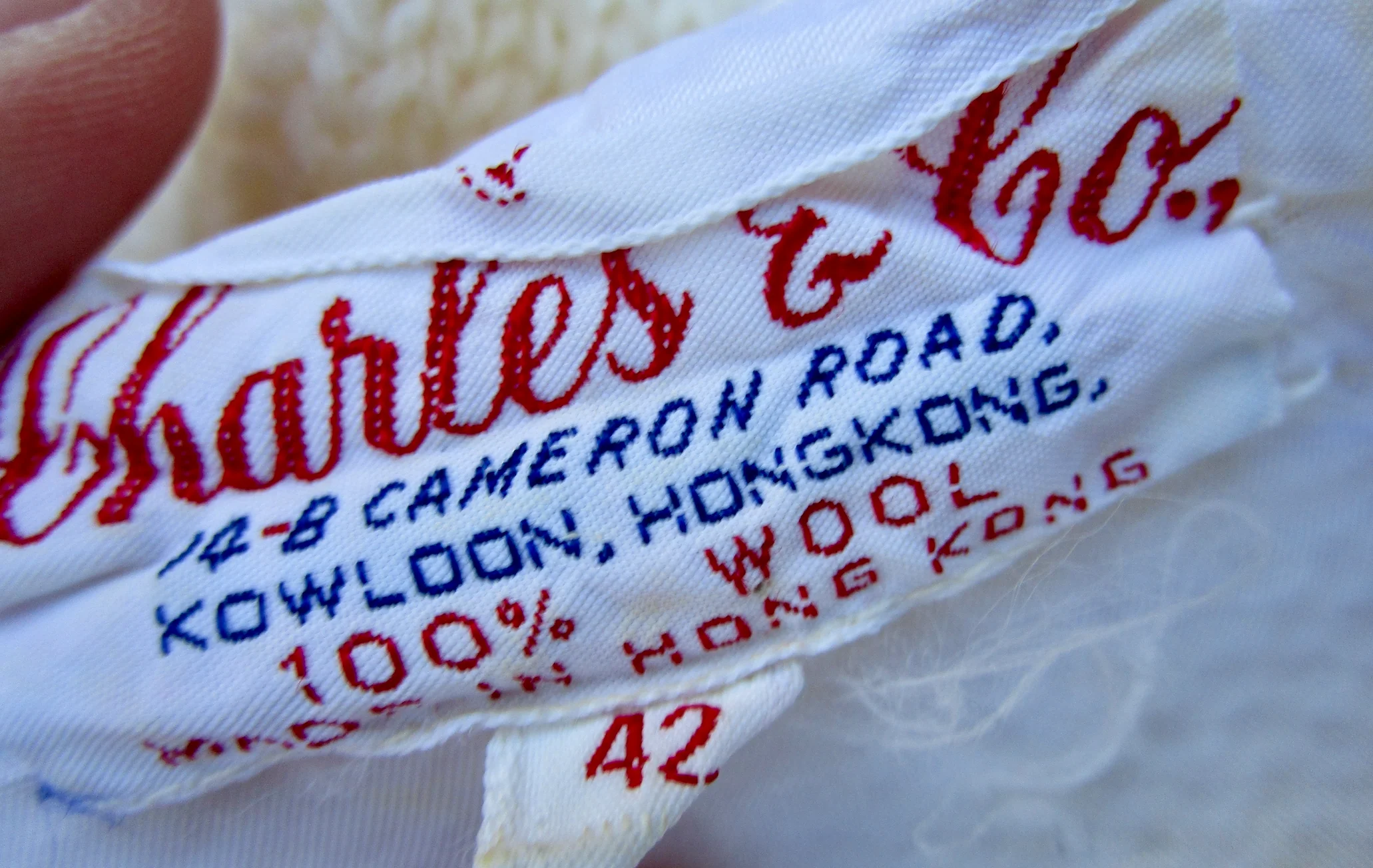 60s Hong Kong Chunky Embroidered Floral Cardigan by Charles & Co - Image 7