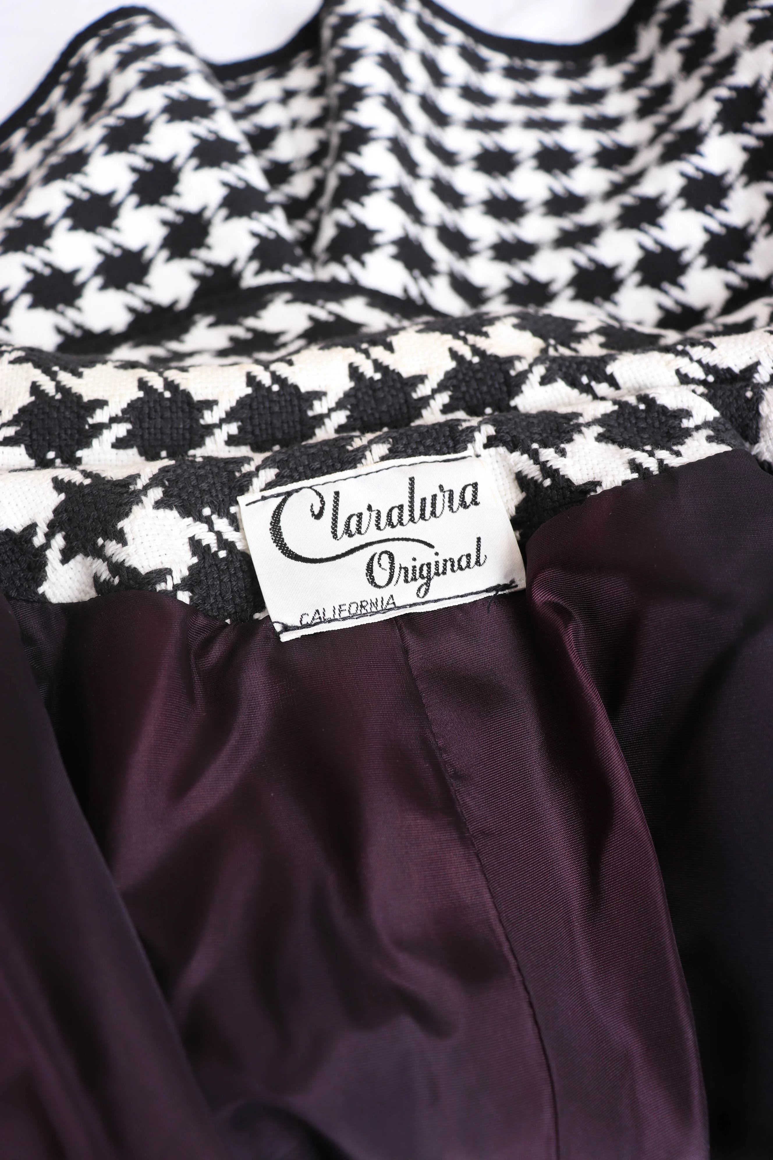 60s Houndstooth Short Jacket L/xl by Claralura - Image 13