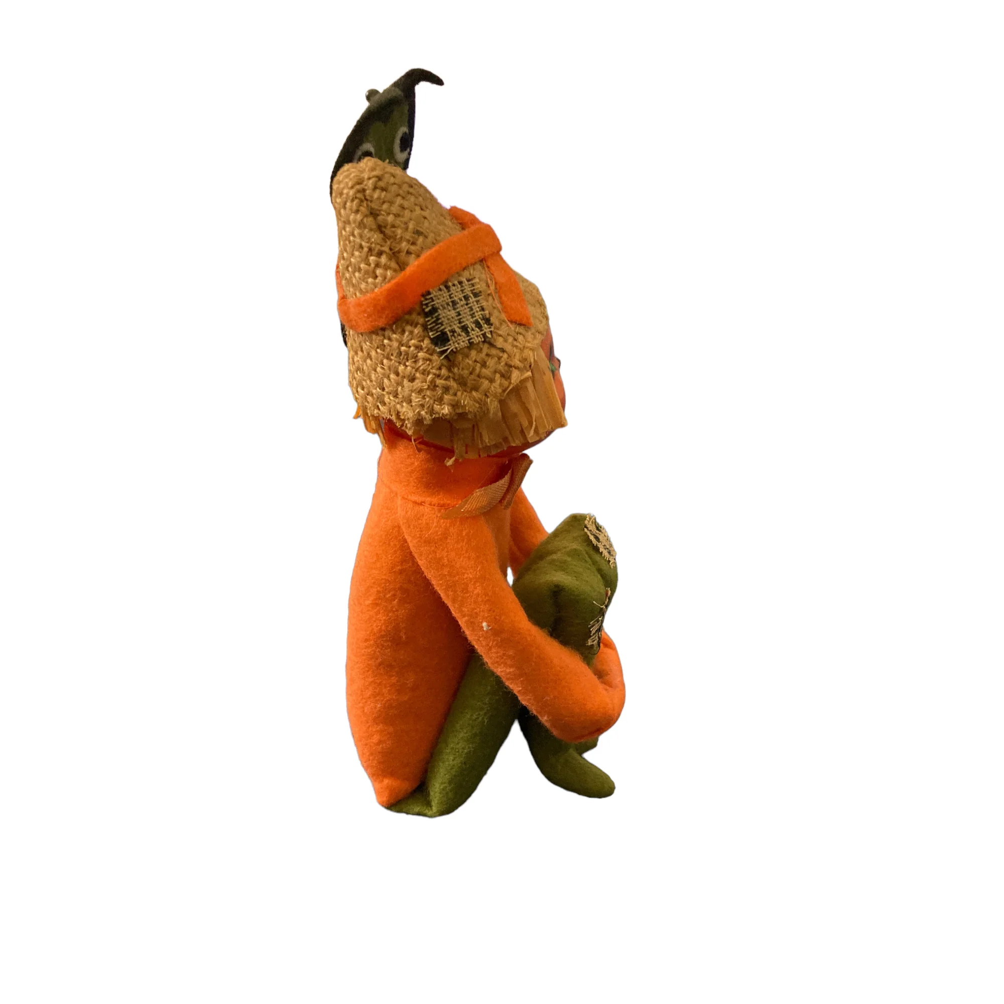 60s Huggles Halloween Pumpkin Head Knee Hugger By Fun World - Image 5