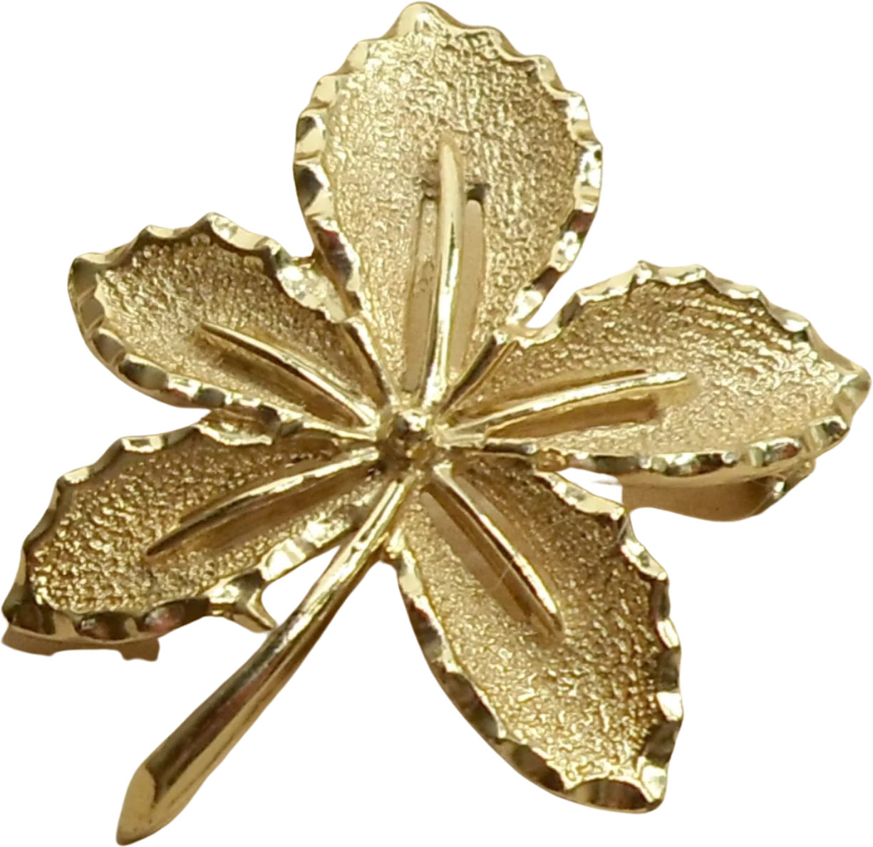 60s Leafy Brooch Ivy Goldtone Pin Sarahcov By Sarah Coventry