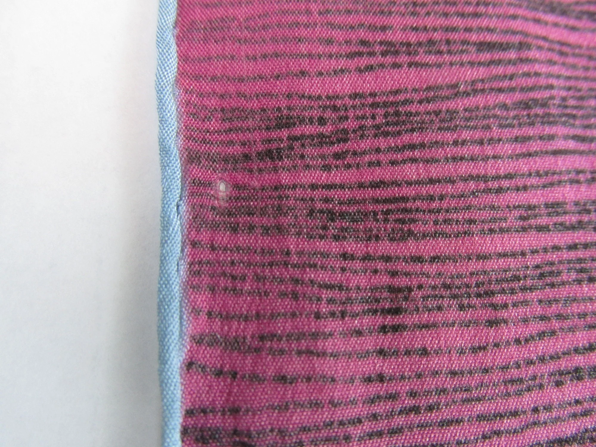 60s Man's Silk Pocket Square Hand Rolled Made In Japan by Vera - Image 5