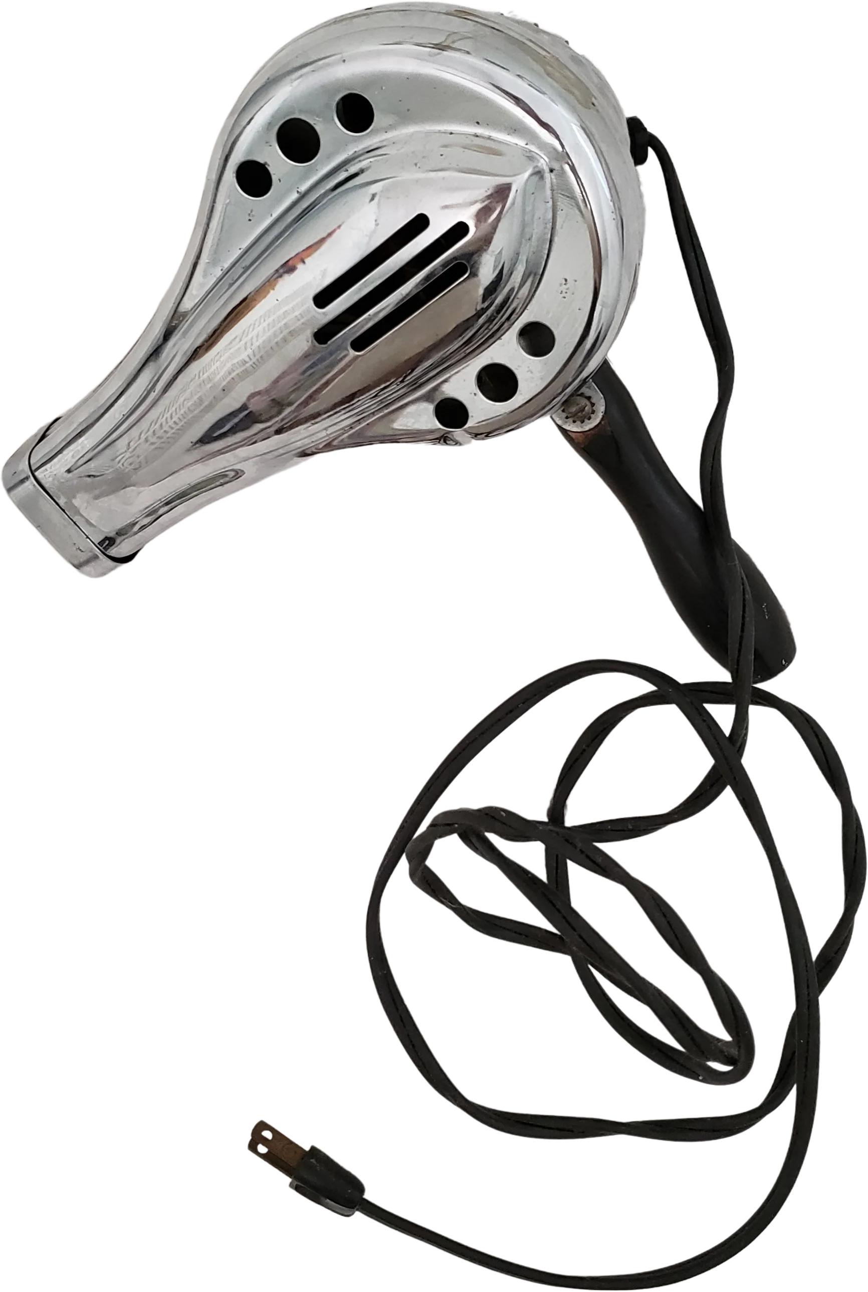 60s Mcgraw Edison Silver Metal 210 Watt Elec Hairdryer By Tropic-Aire