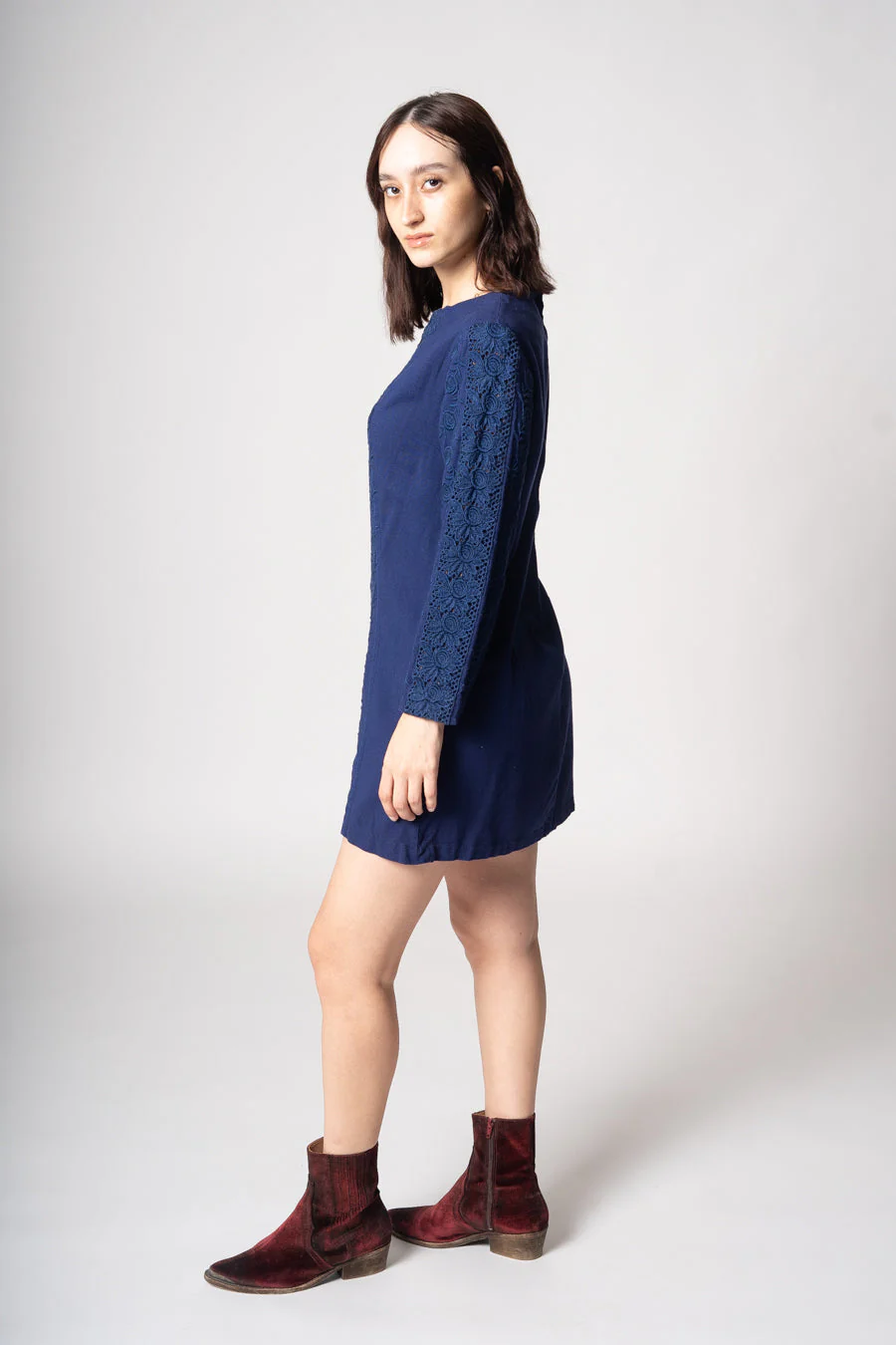 60s Midnight Shift Dress - Image 8