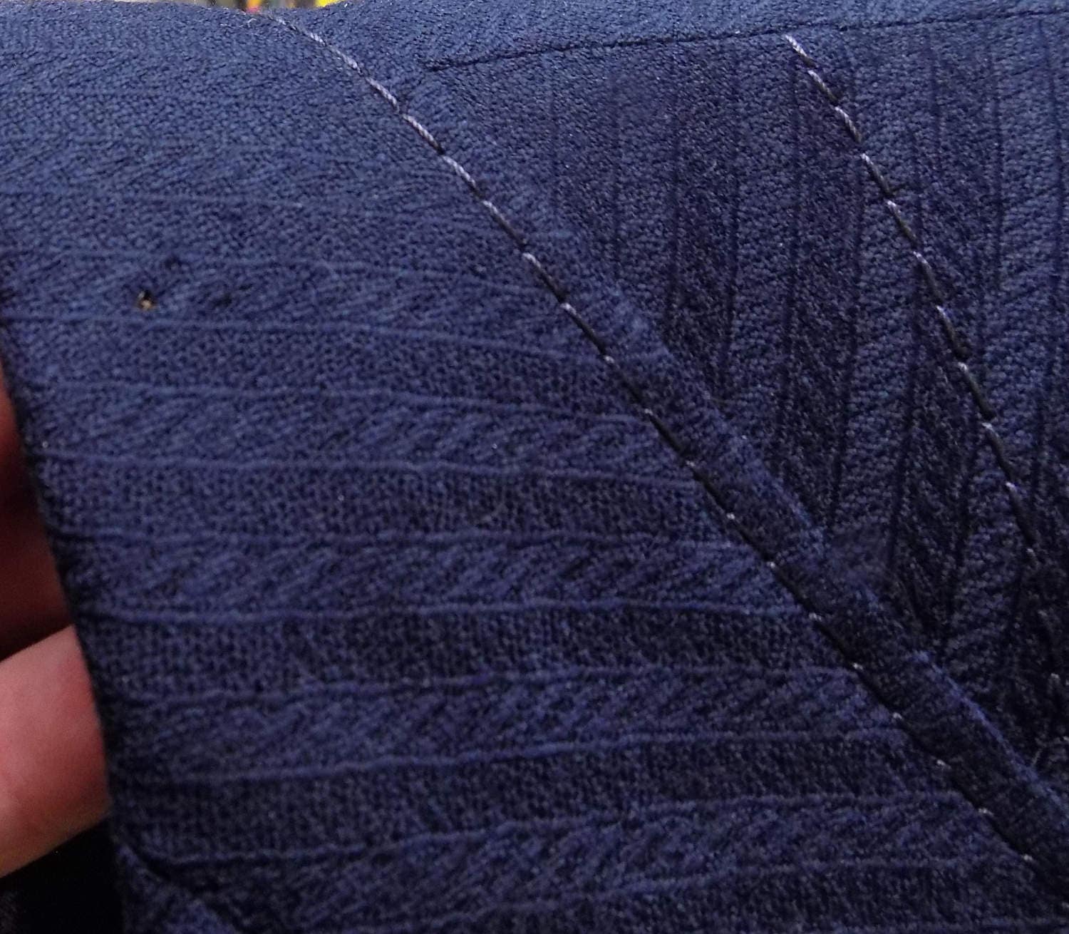 60s Mod Double Brested Navy Blue Blazer Sports Coat Made In California 42 Dorman Winthrop Roxbury - Image 5