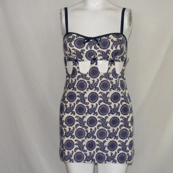 60s Mod Go-go Ultra Mini Dress Cutouts Strappy - Image 13