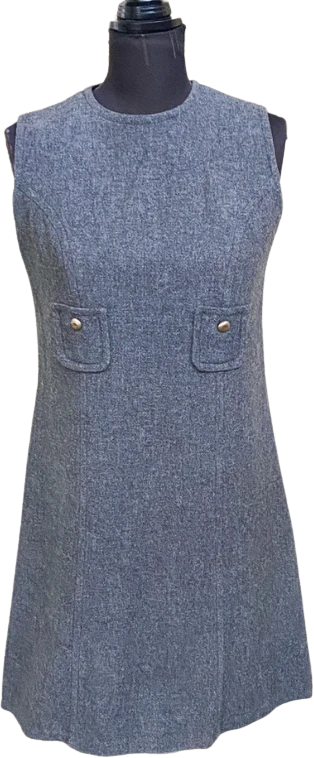 60s Mod Mini Shift Dress By Bobbie Brooks