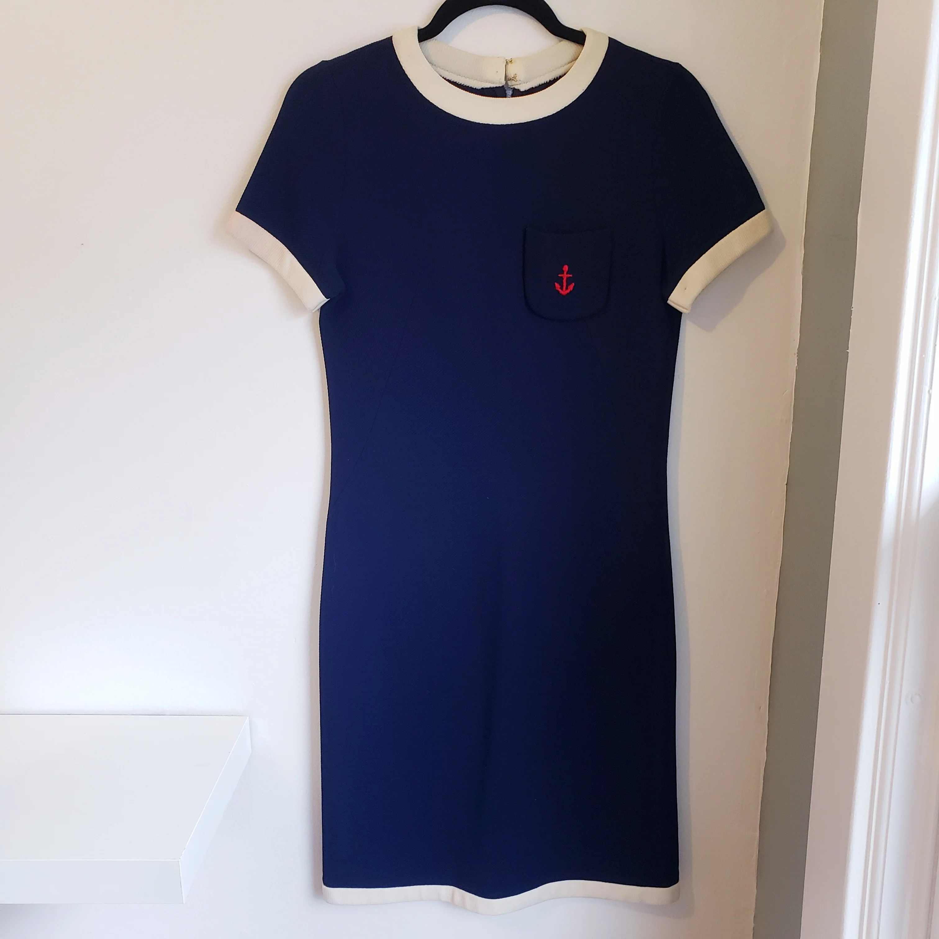 60s Nautical Mod Dress By Jonathan Logan - Image 5