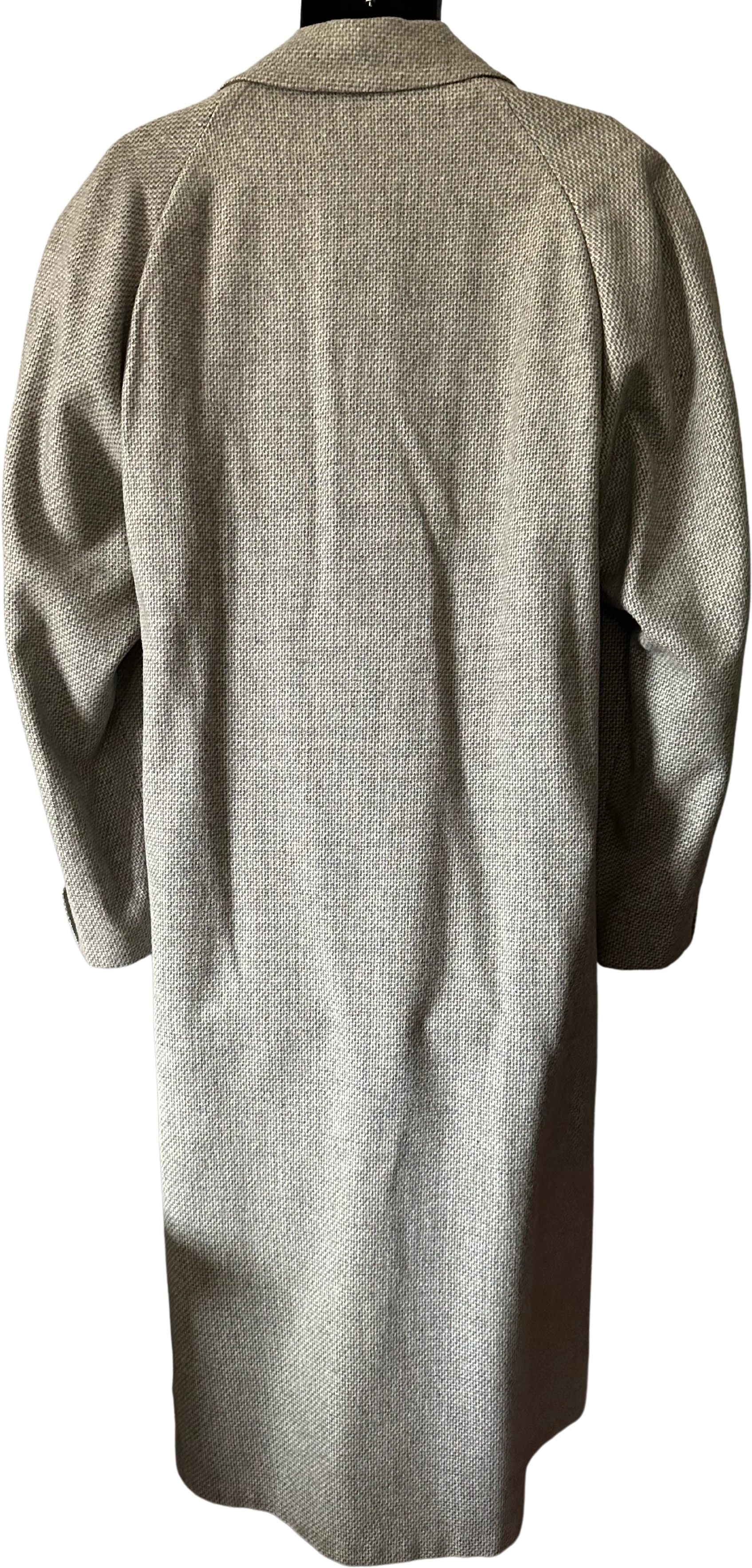 60s Oatmeal Tweed Ling Coat By British-R - Image 2