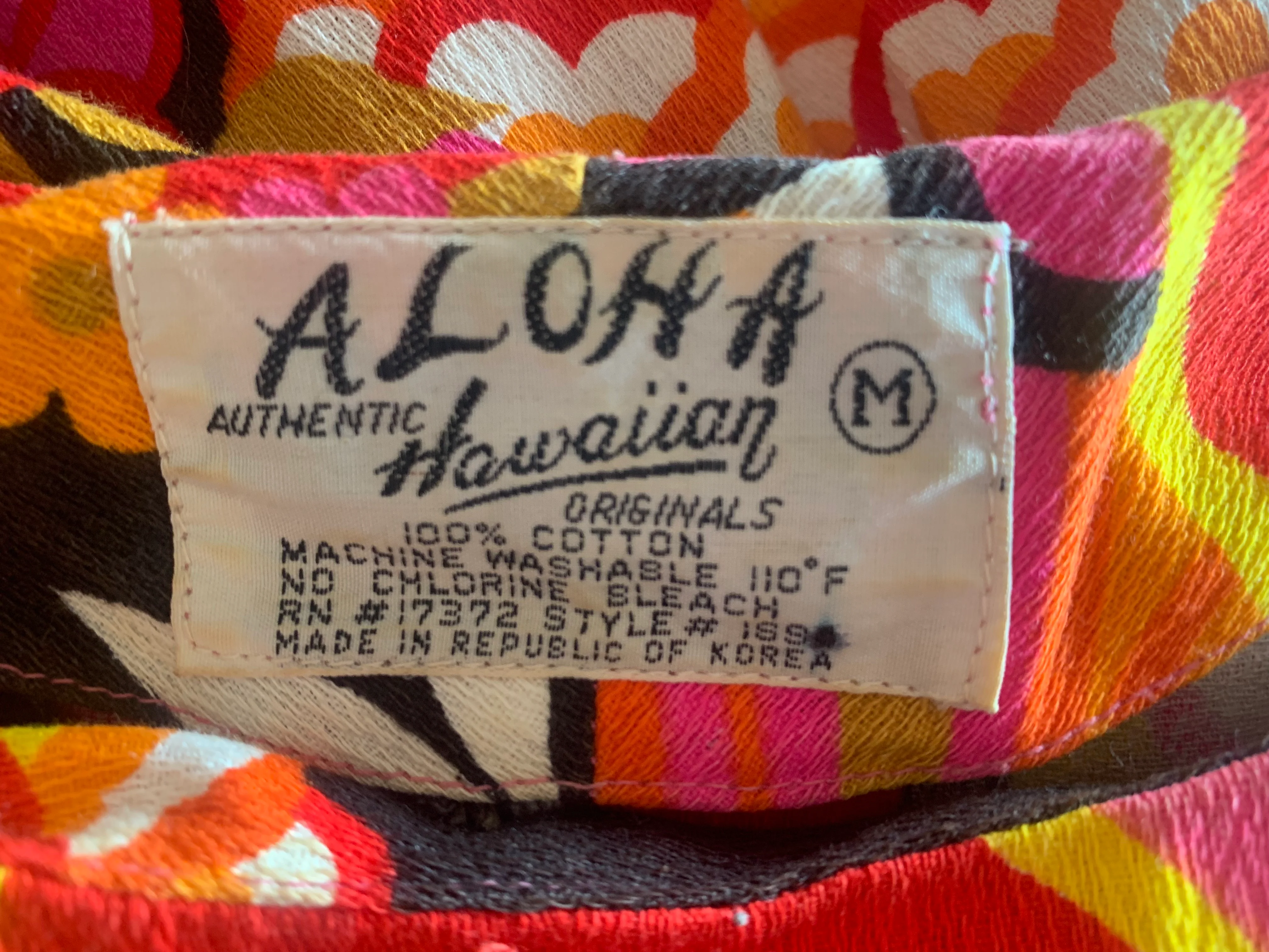 60s Pink Orange And Brown Barkcloth Tropical Dress by Aloha Authentic Hawaiian - Image 10