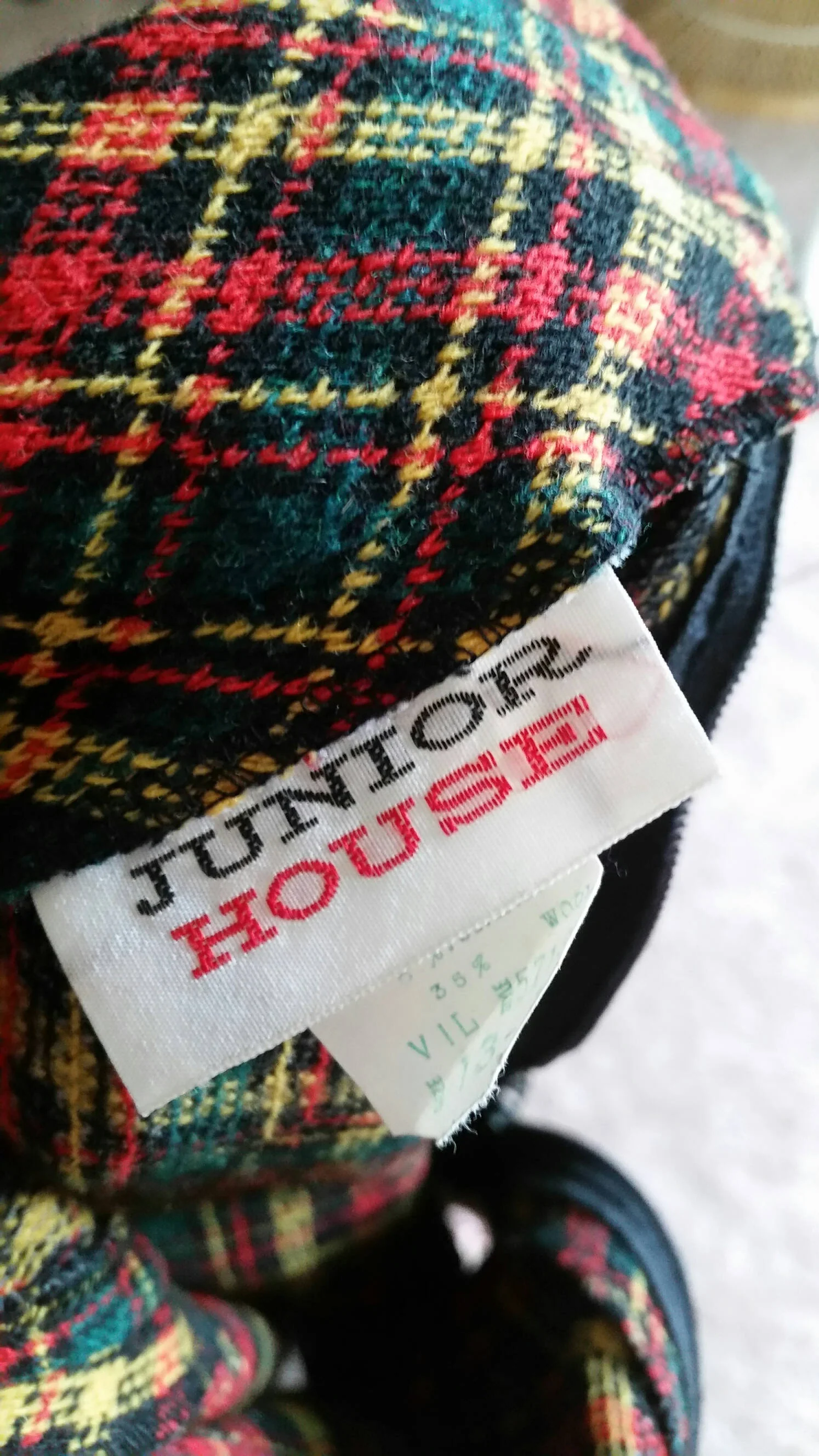 60s Plaid Maxi Skirt with Matching Belt by Junior House Sm by Junior House - Image 10