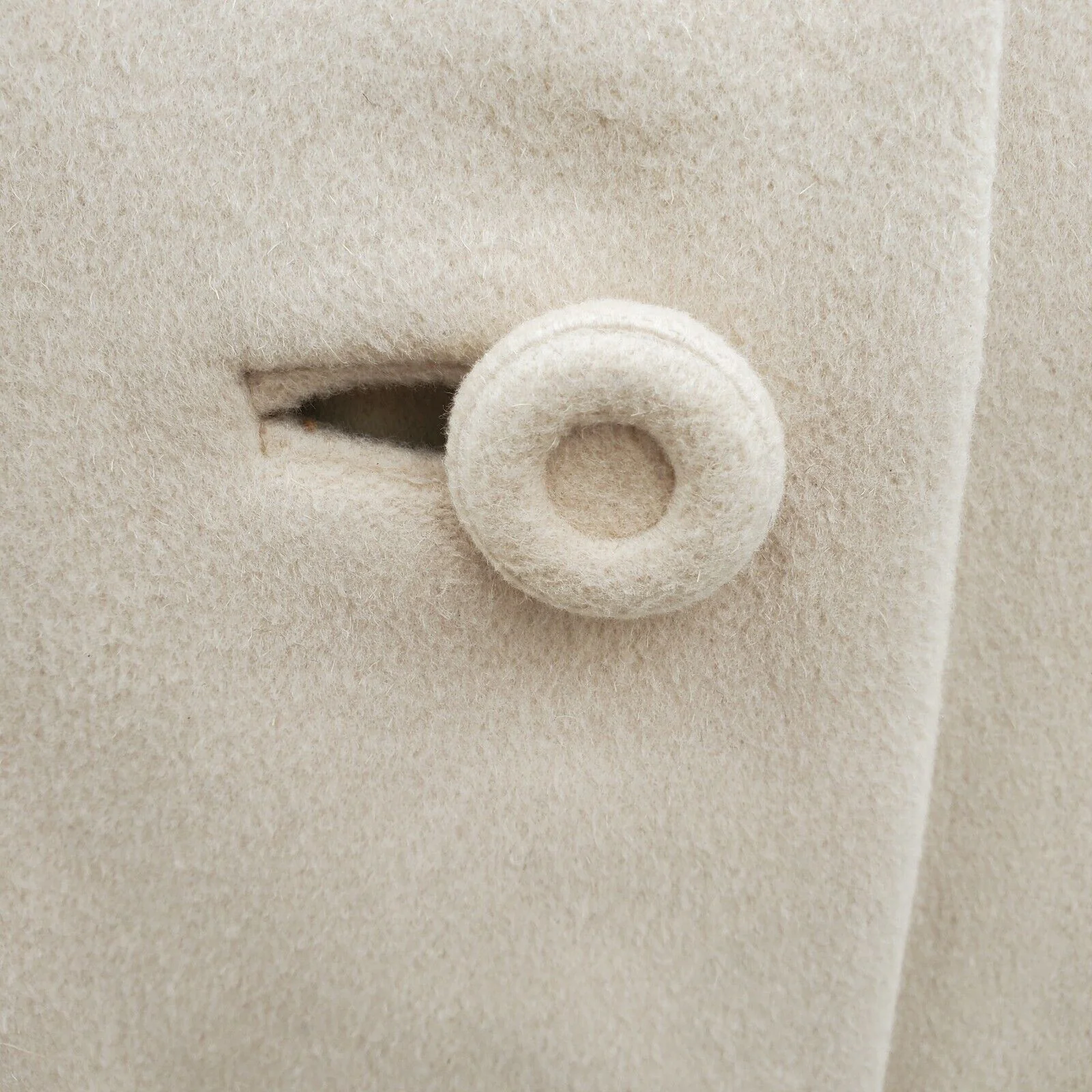 60s Queens Ransom Cream Cashmere Coat Mink Trim Jacket By Queens Ransom - Image 7