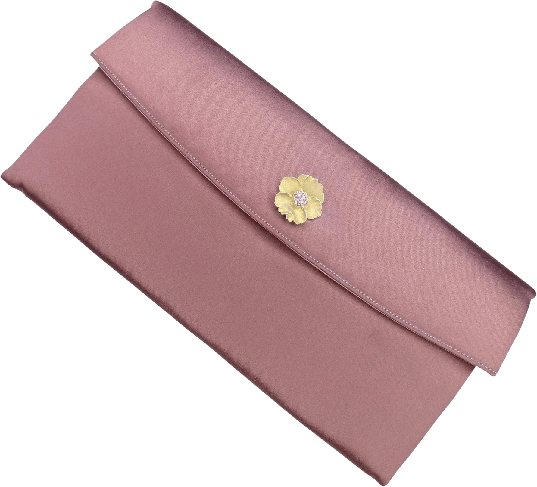 60s Satin Clutch Pave Rhinestone Jewels Casino Lounge By Prestige