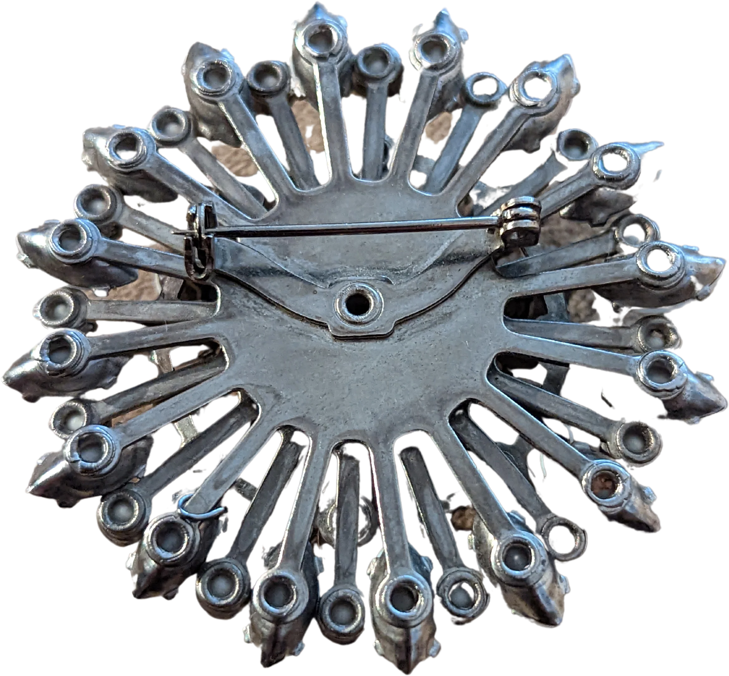 60s Snowflake Brooch - Image 2
