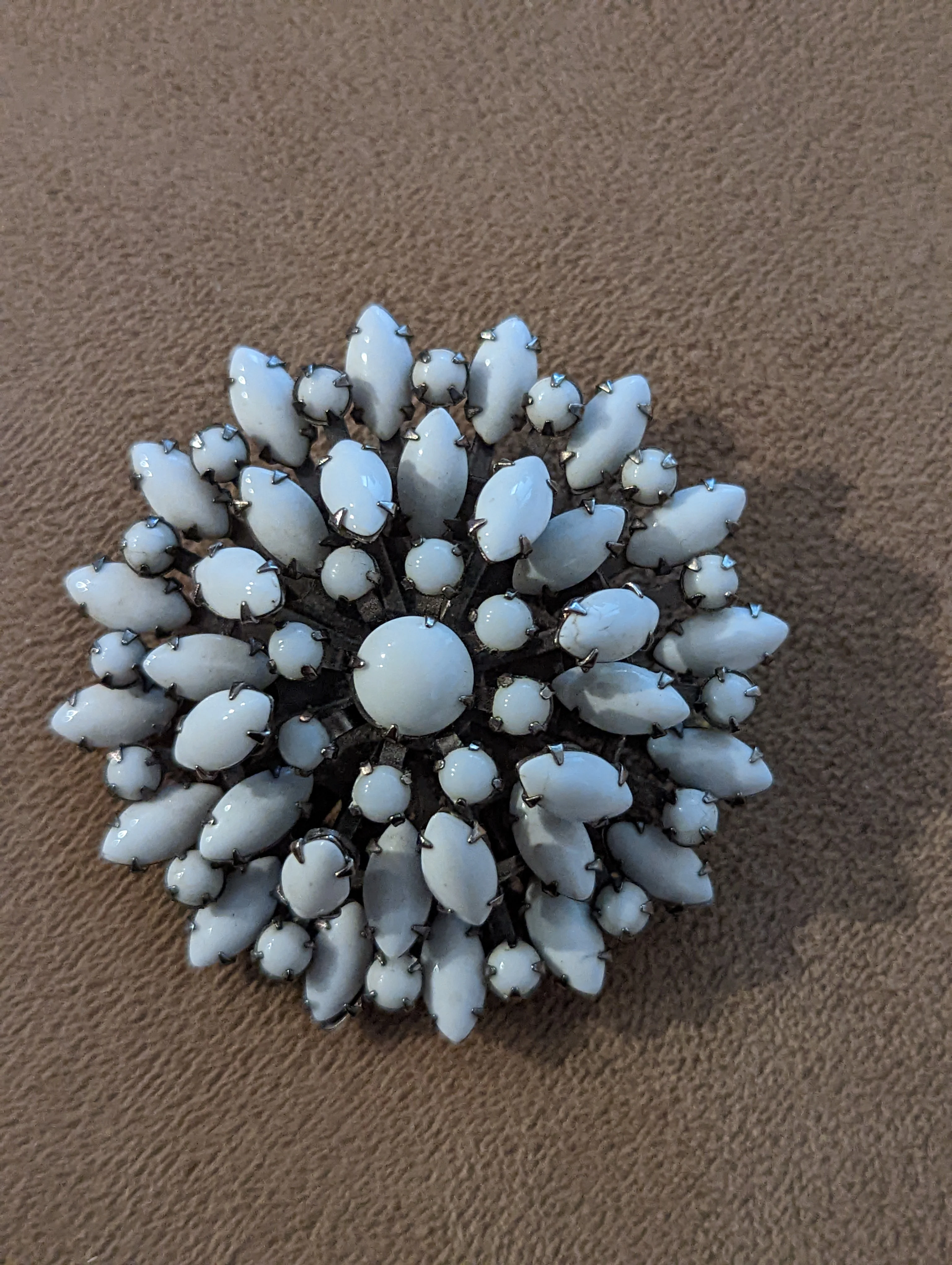 60s Snowflake Brooch - Image 3