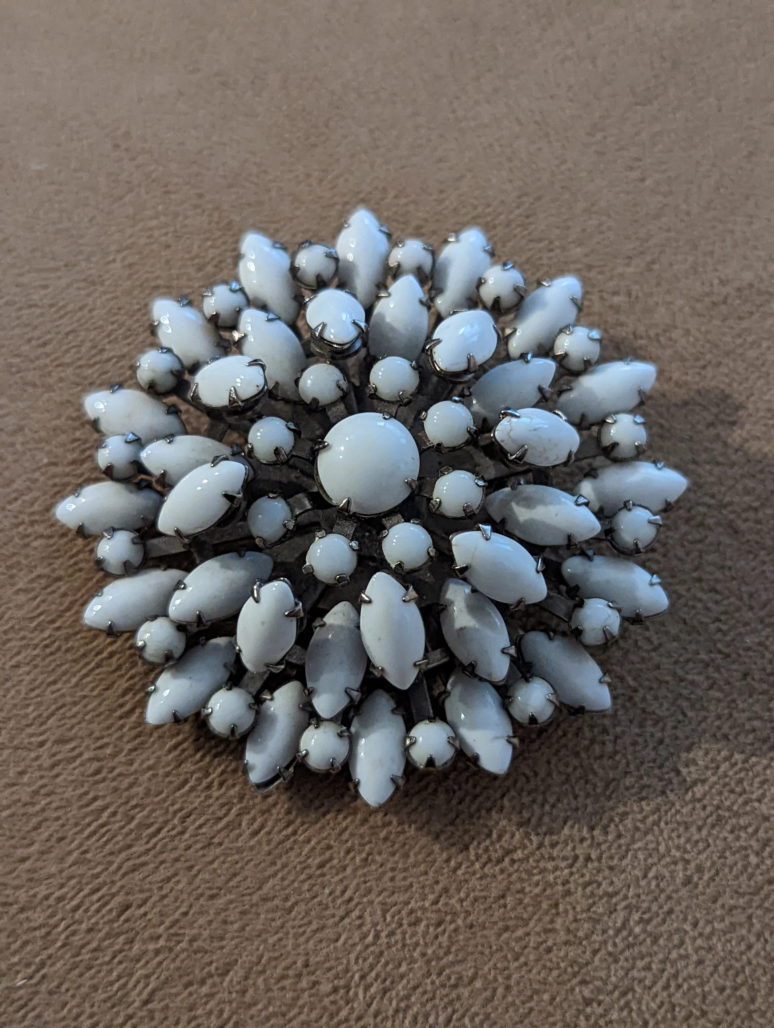 60s Snowflake Brooch - Image 4