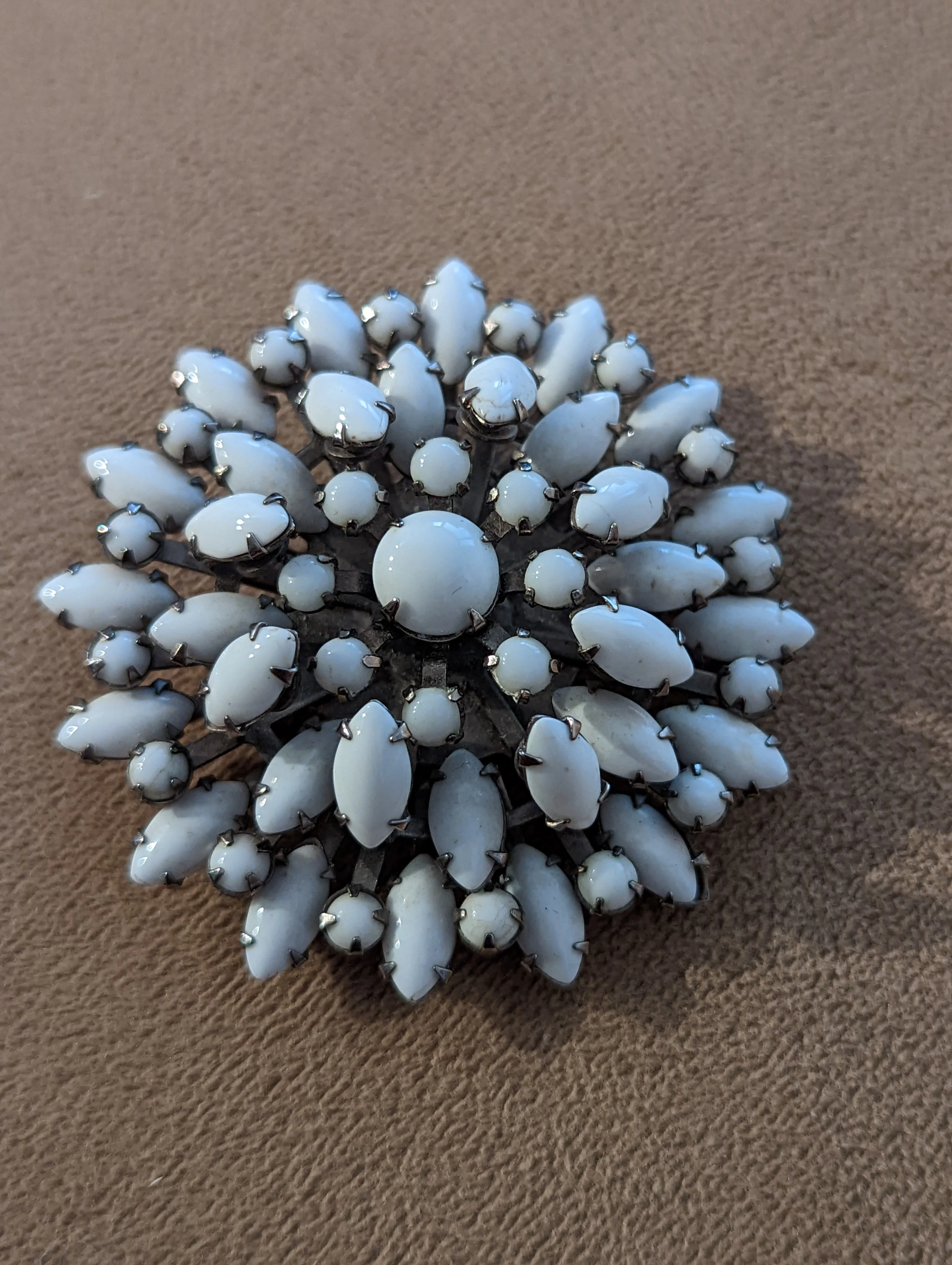 60s Snowflake Brooch - Image 5