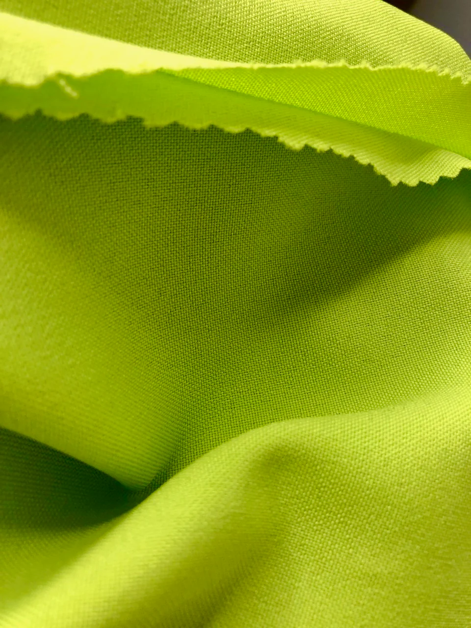 60s Stunning Handmade Chartreuse Acid Green Trousers - Image 9