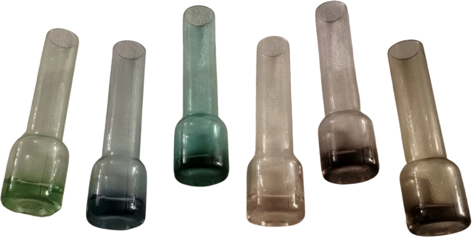 60s Vintage 60s Double Shooter Shot Glass Set Of 6