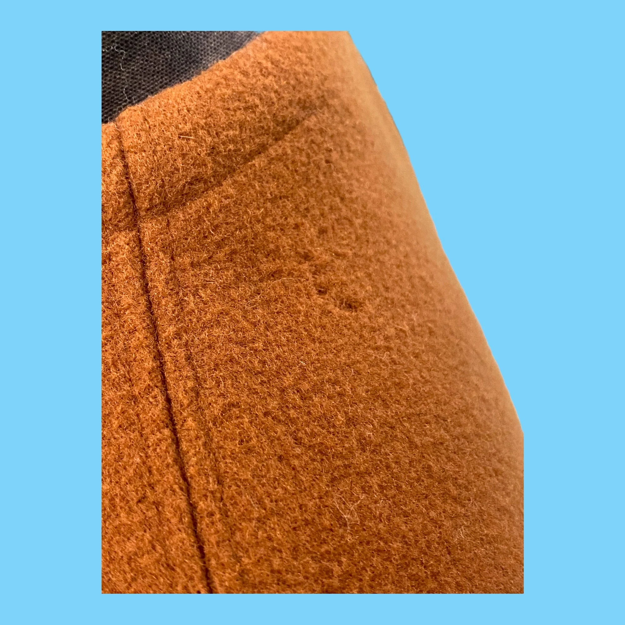 60s Vintage 60s John Anthony Brown Wool Cape By John Anthony - Image 10