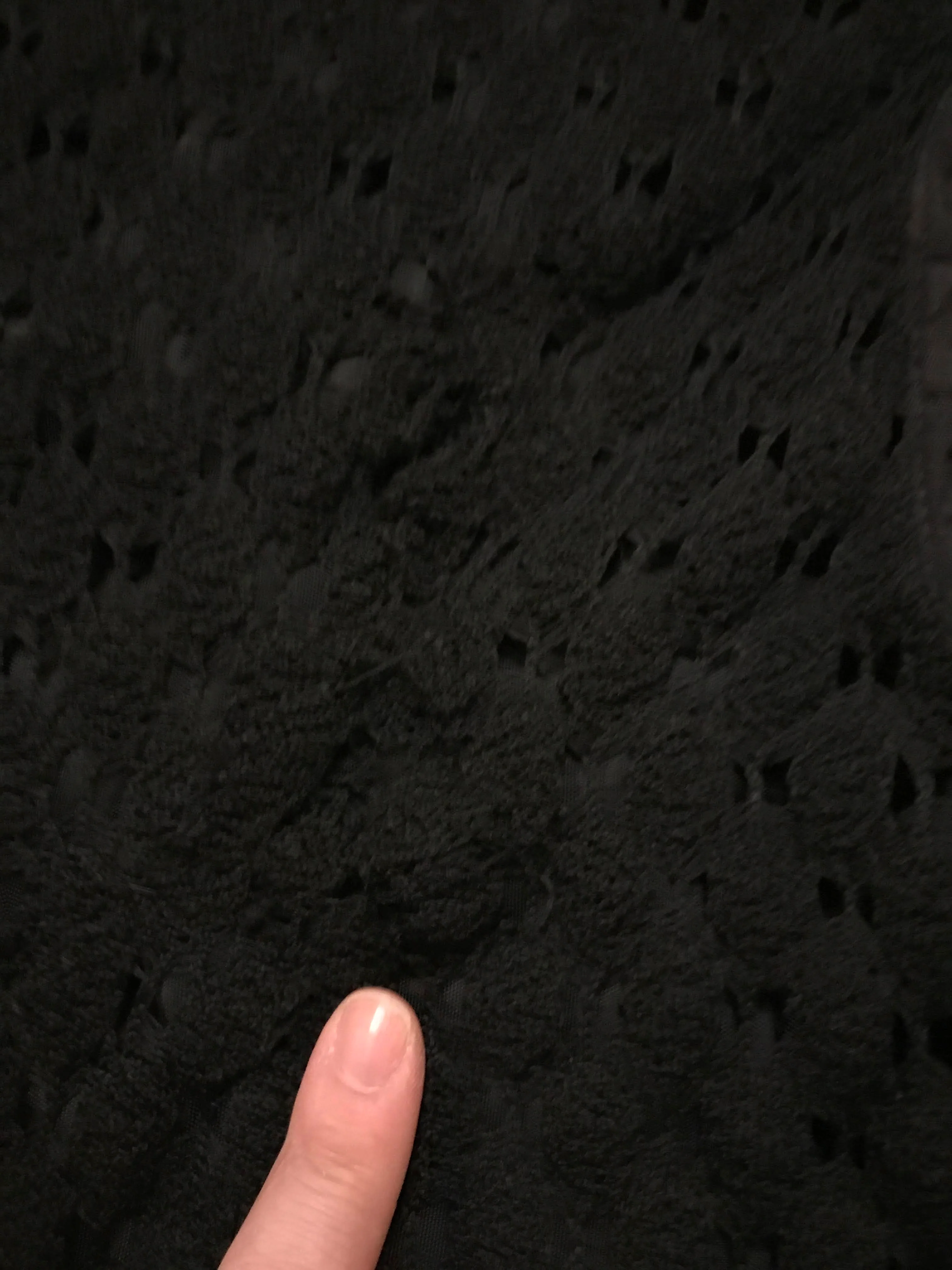 60s Vintage Black Cocktail Party Lace Shift Gogo Dress - Image 12