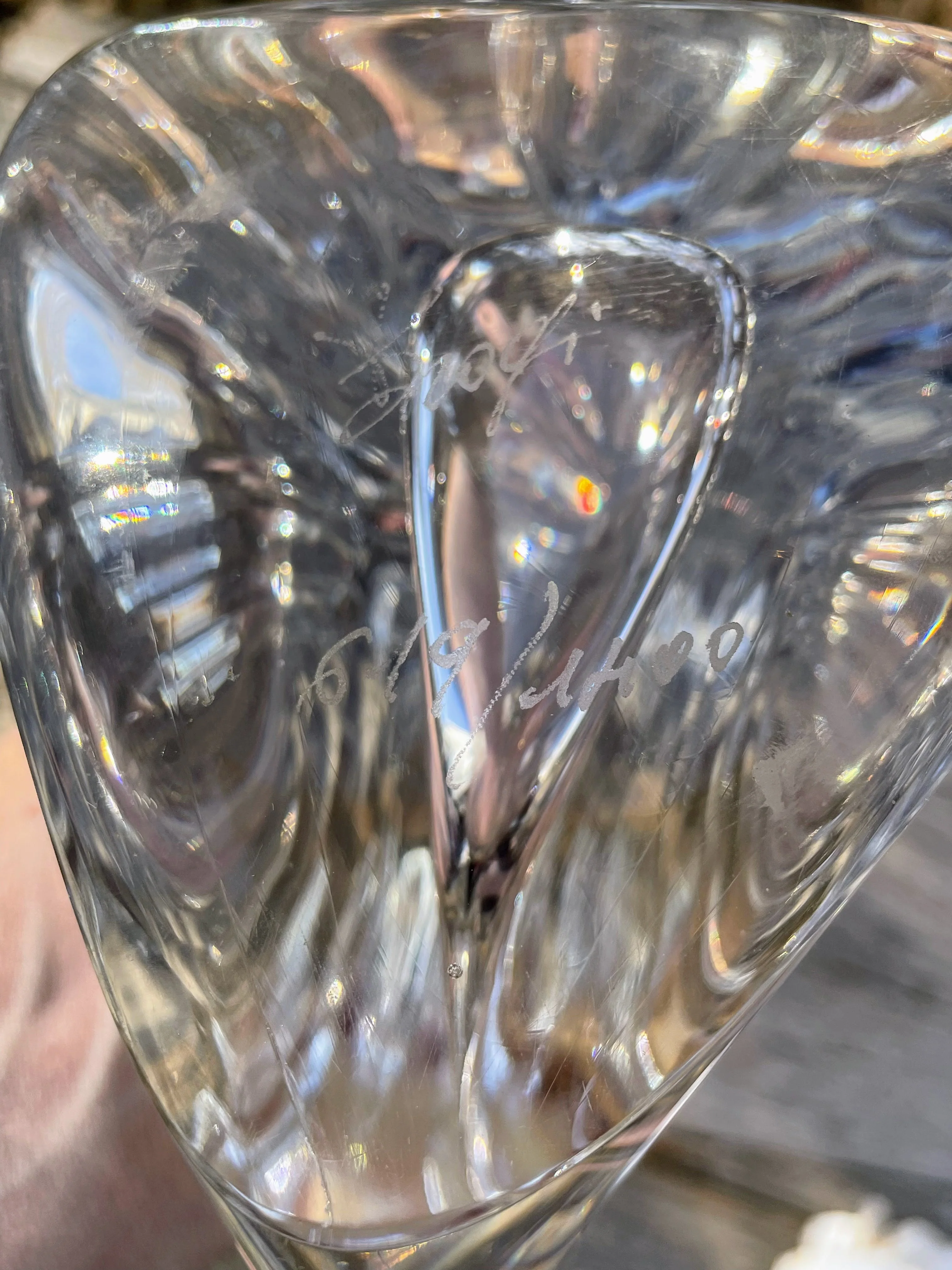 60s Vintage Mcm Italian Clear Art Glass Penguin Bird By Mario Brogi - Image 12