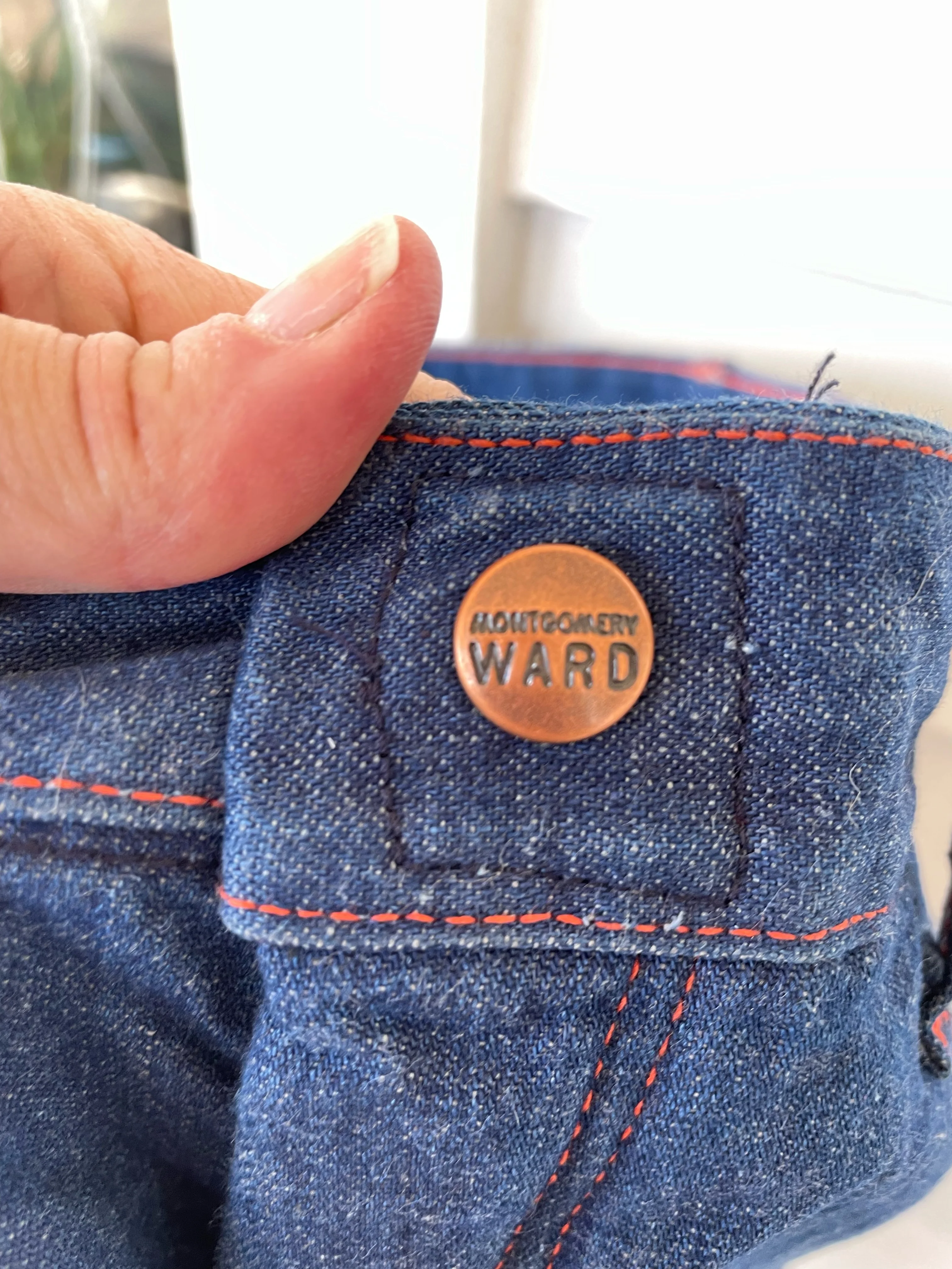 60s Vintage Mens Insulated Jeans 60s 33/29 By Montgomery Wards - Image 20
