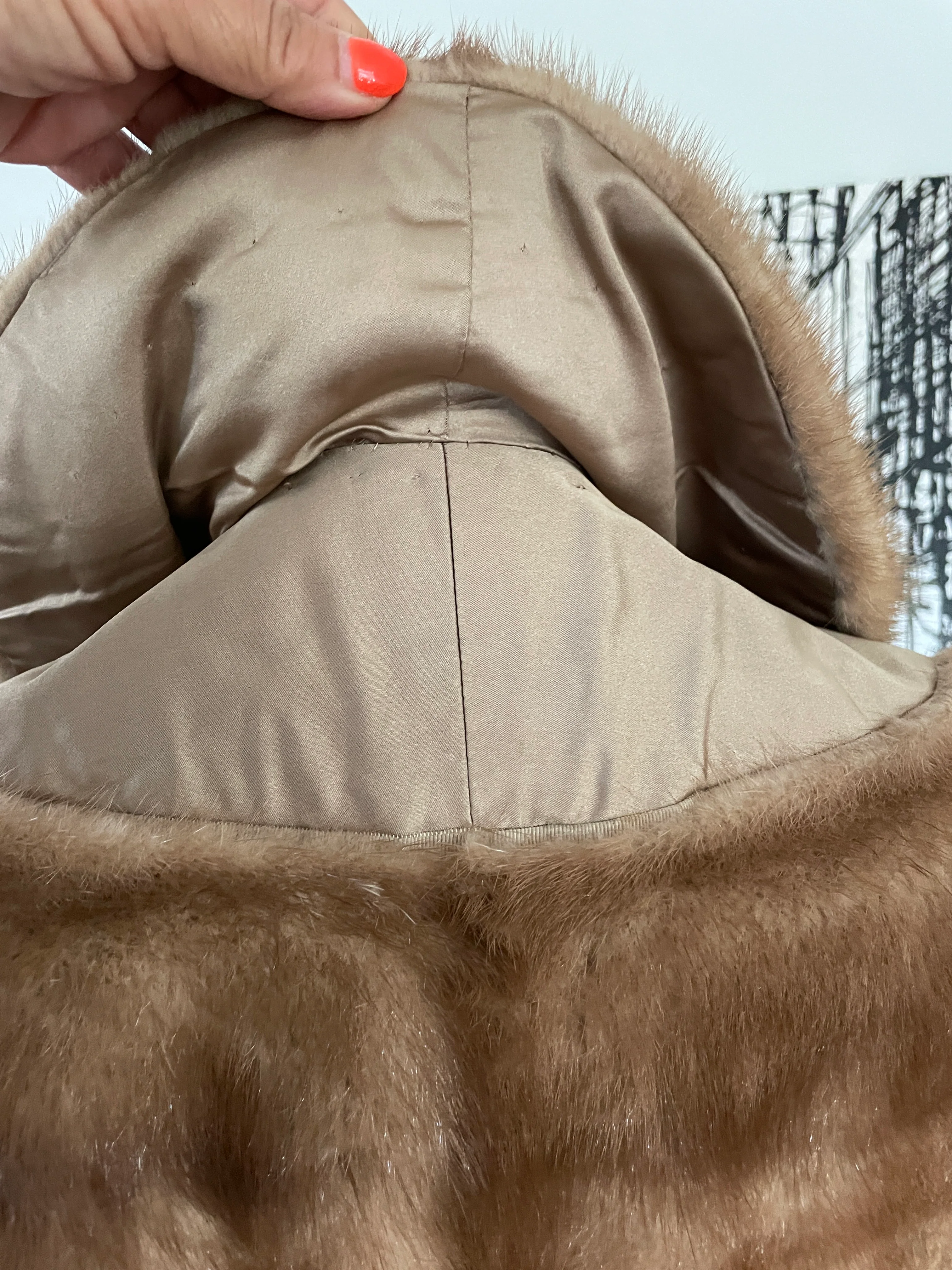 60s Vintage Mink Stole - Image 4