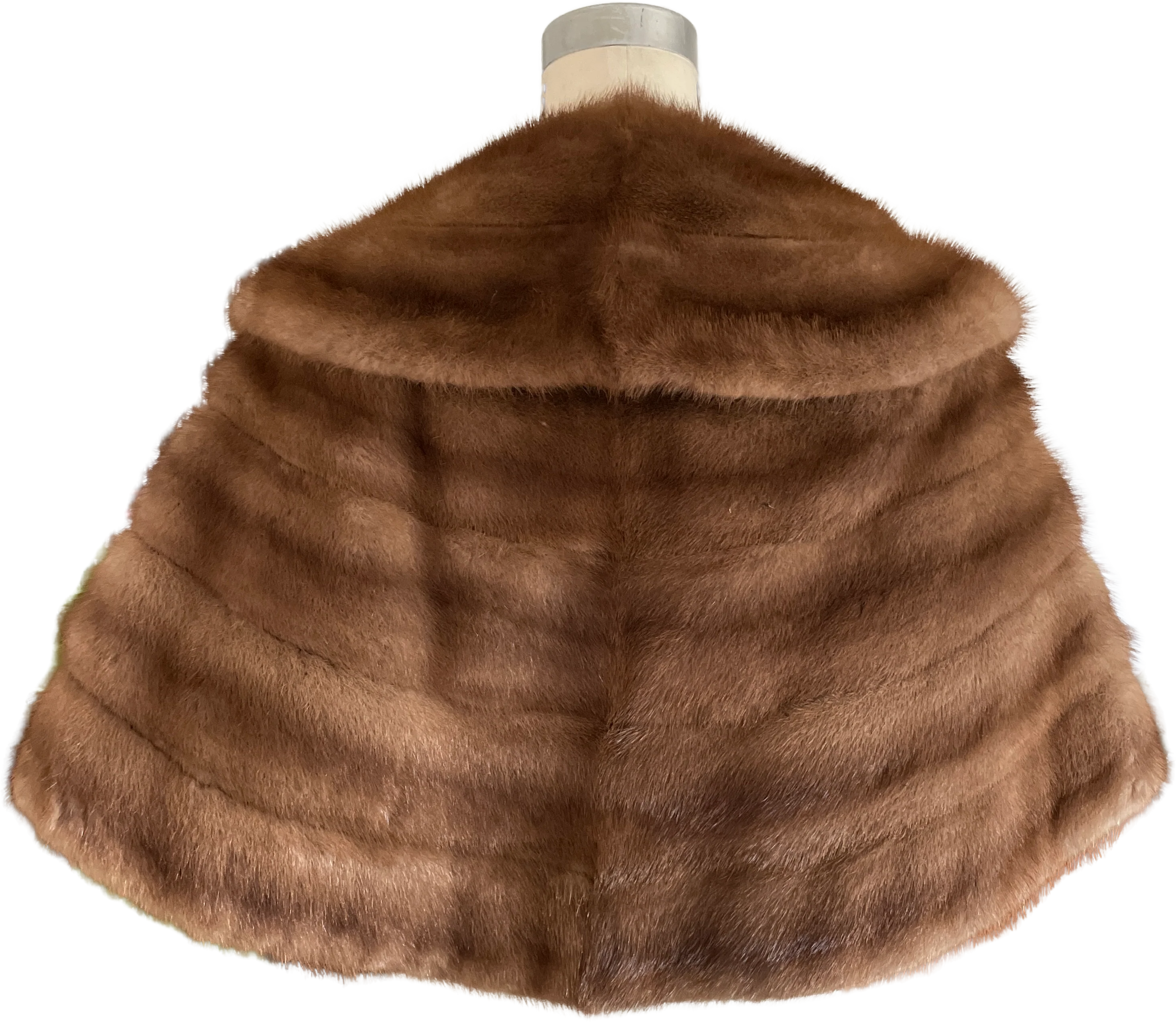 60s Vintage Mink Stole Shawl Shrug - Image 2