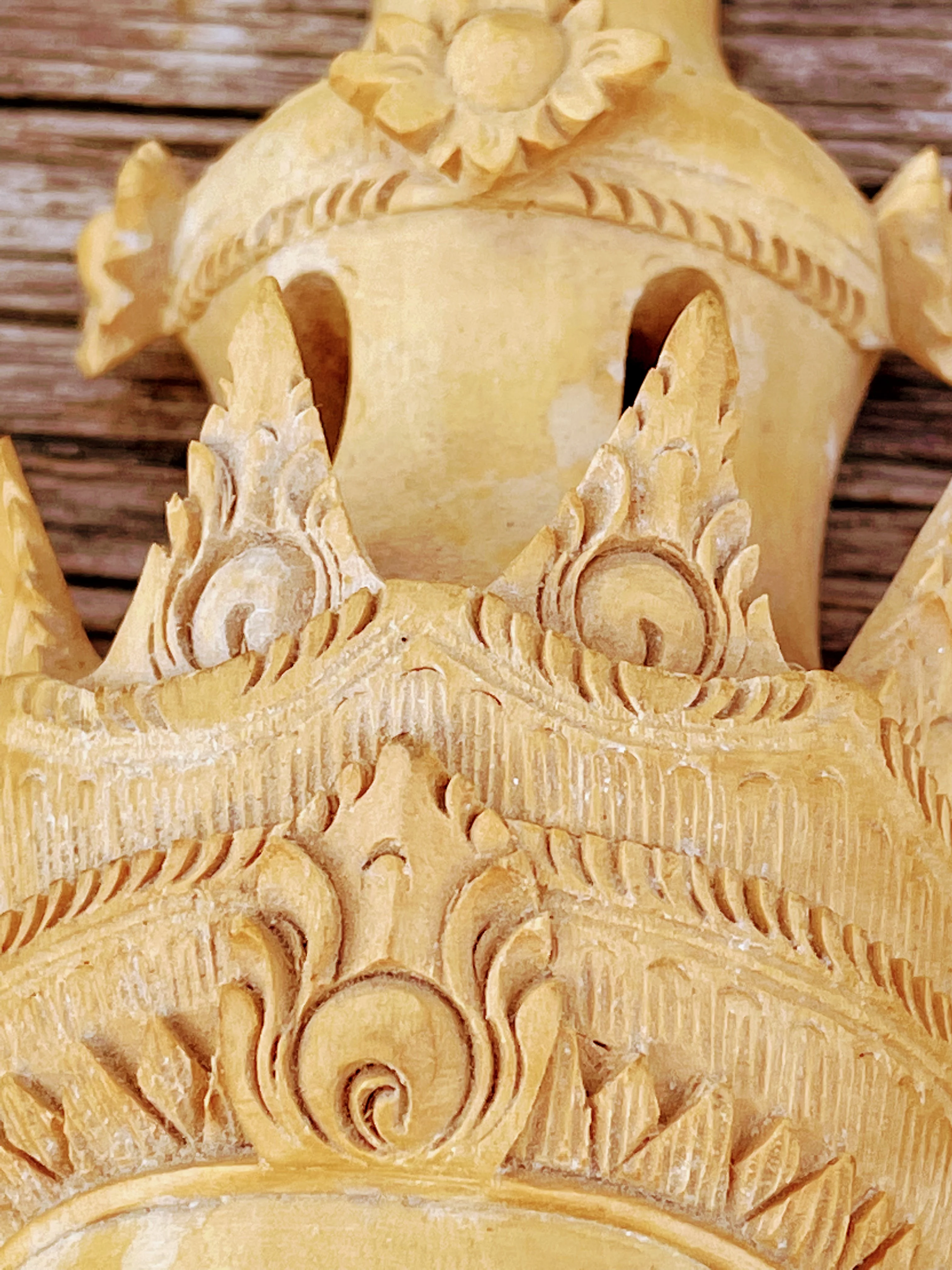 60s Vintage Pair Balinese Wood Carved Masks By Njana Tilem Galleries - Image 20