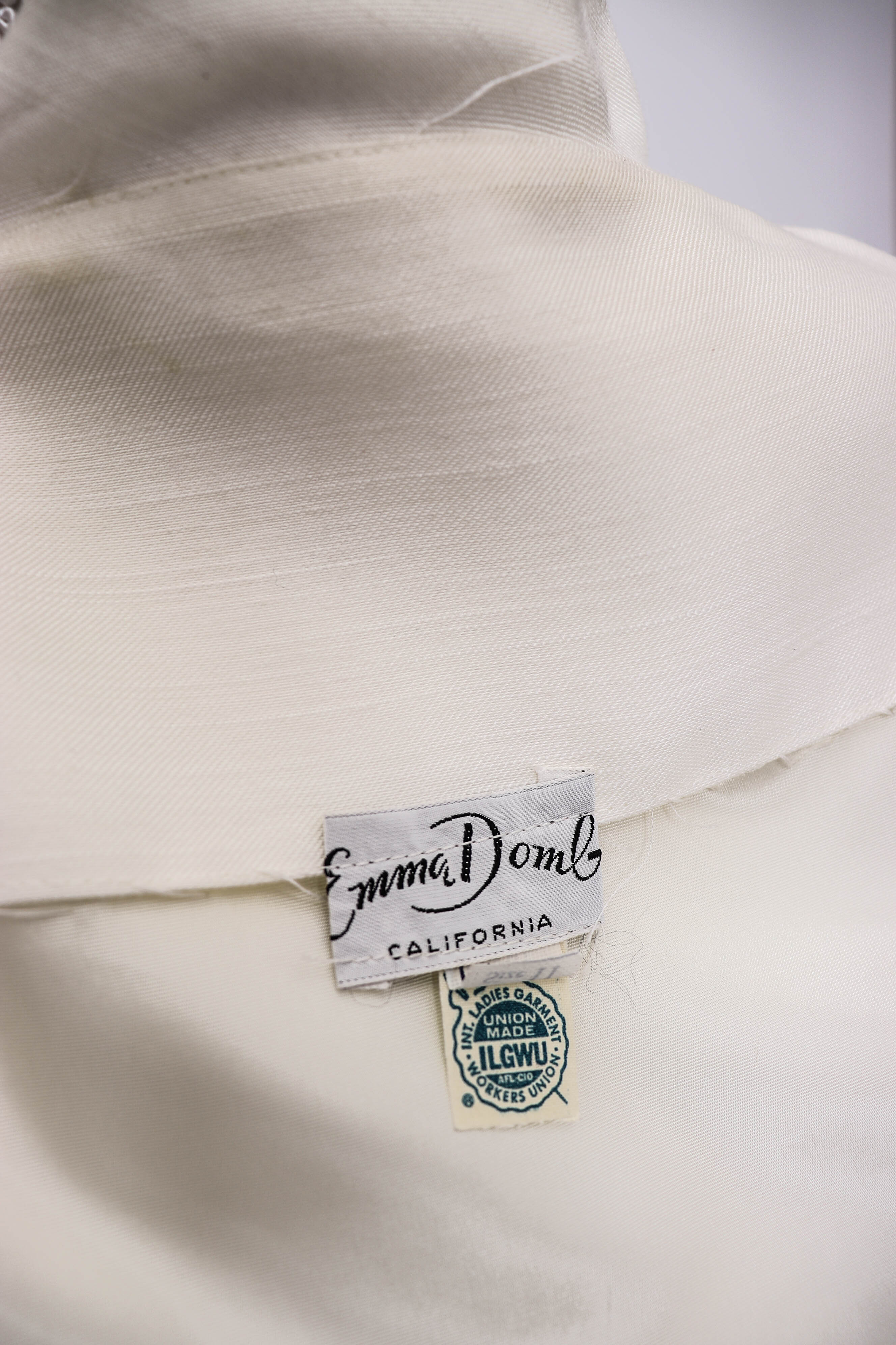 60s Winter White Coat and Dress S by  Emma Dome California - Image 13