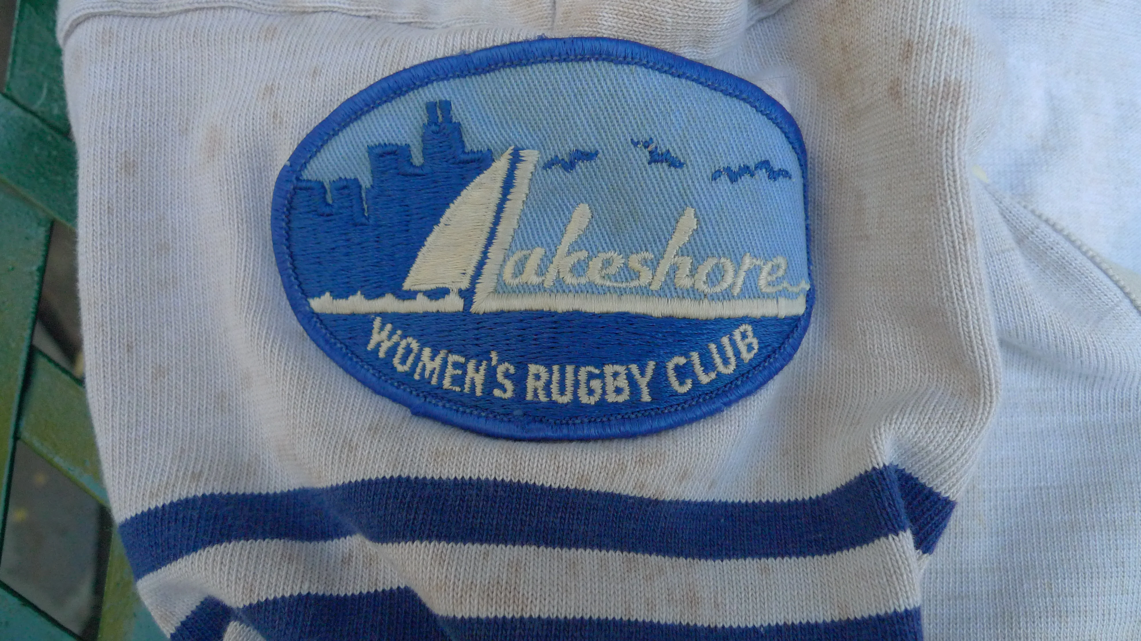 60s Womens 40 * Killer Vintage Rugby Shirt With Flaws By Canterbury - Image 4