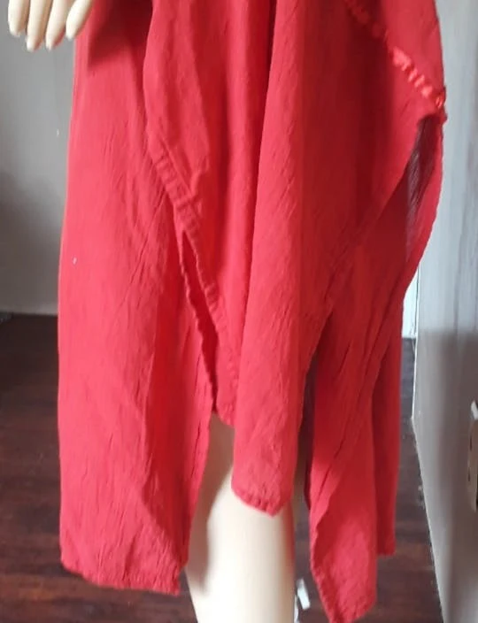 Rust Red Festival Dress - Image 5