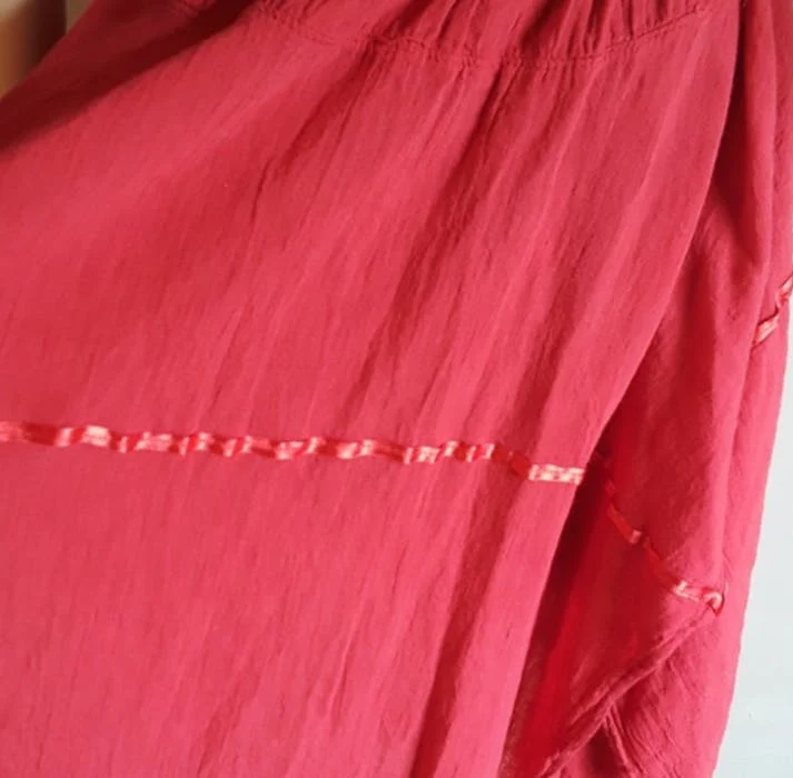 Rust Red Festival Dress - Image 6