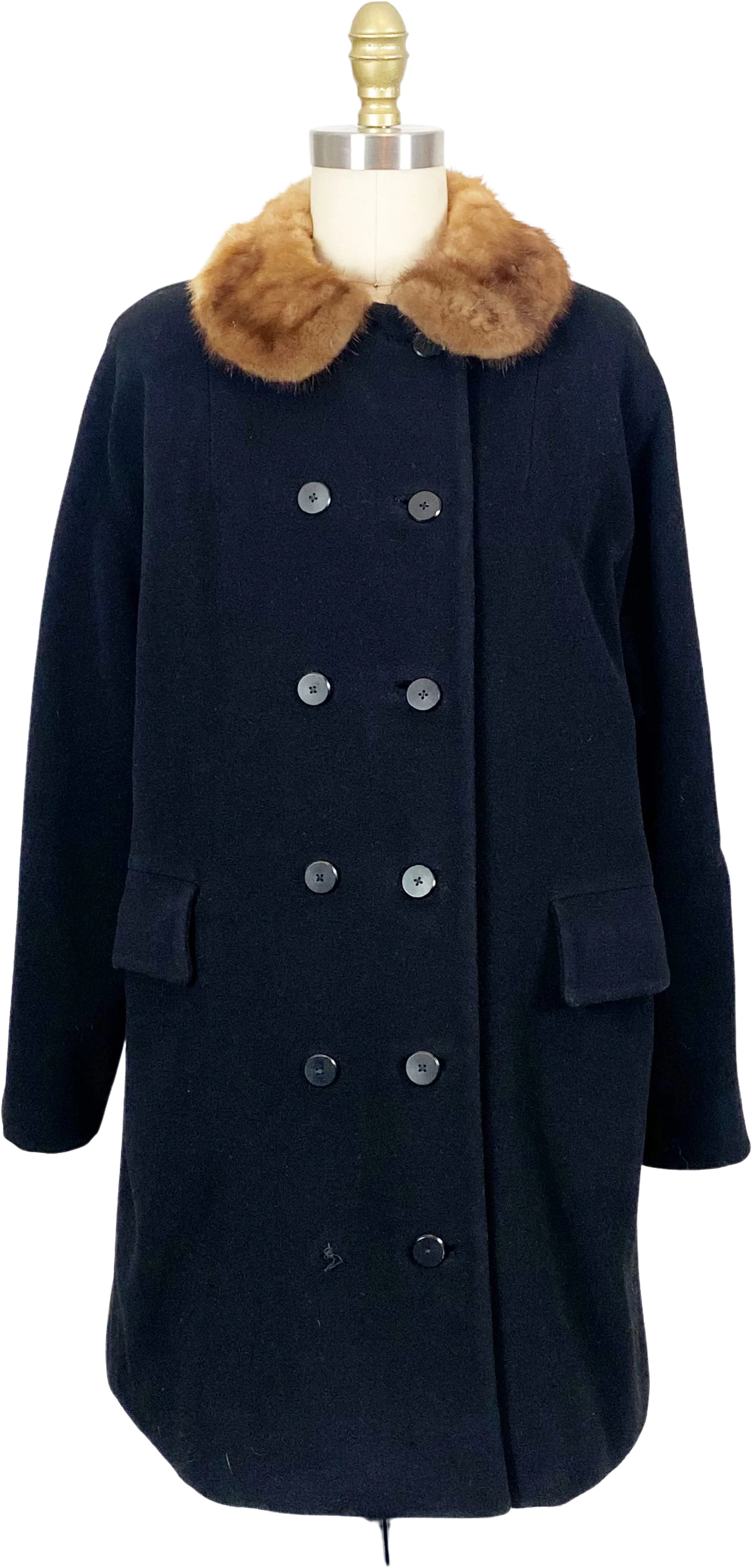 60s Wool Swing Coat