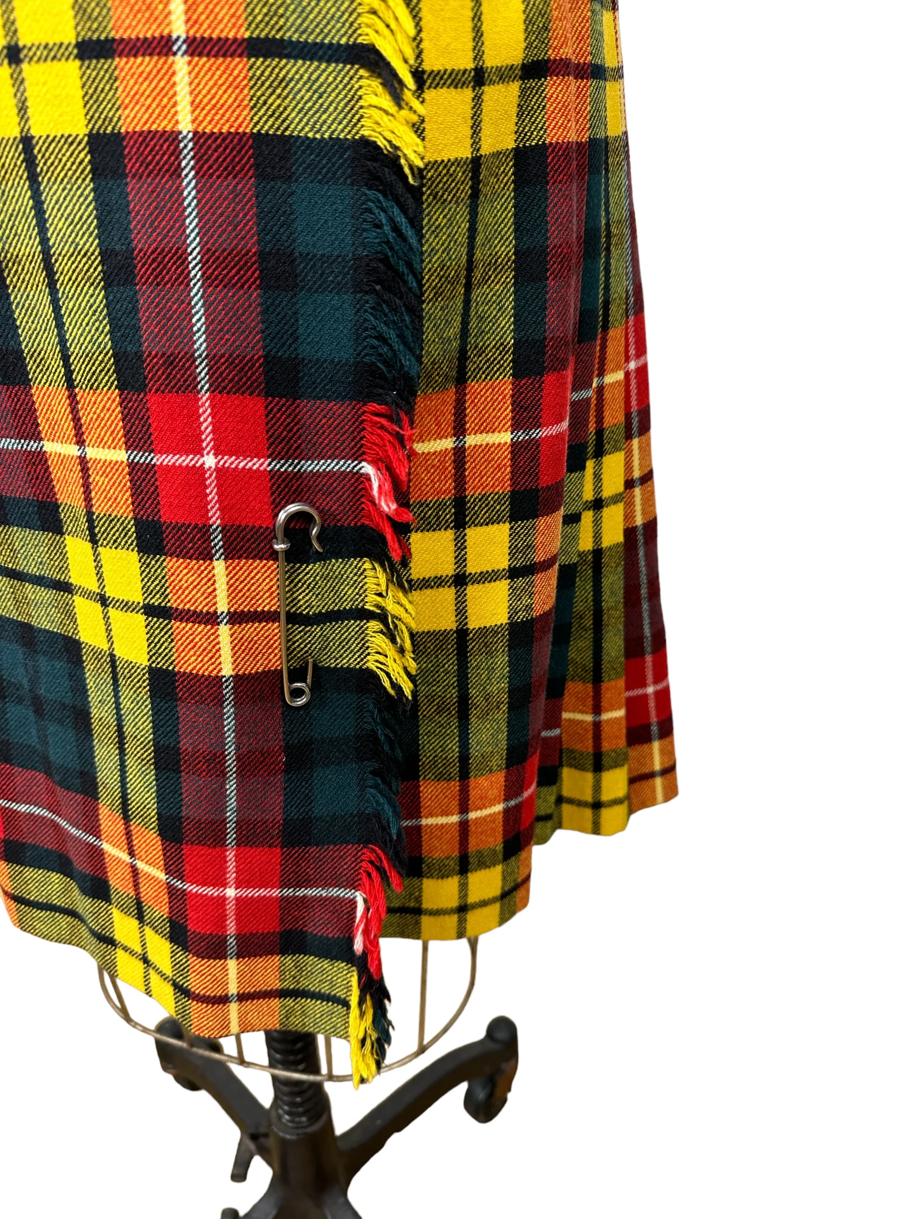 60s Wool Tartan Kilt And Bouse Made In Scotland By Mosbrook - Image 11