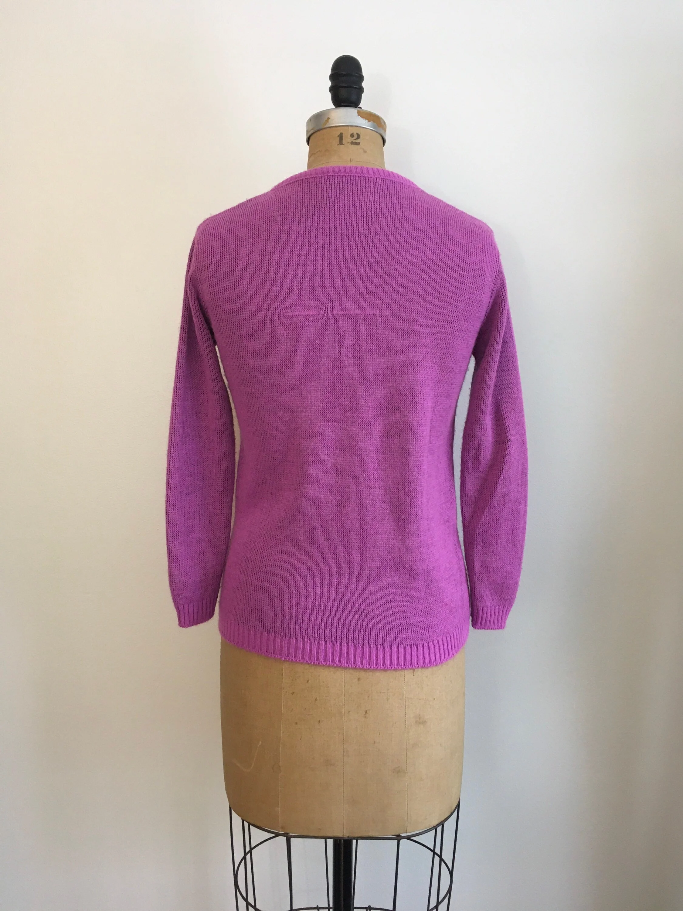 70’s-80’s Bunny Rabbit Novelty Knit Sweater by Hot Cashews - Image 2