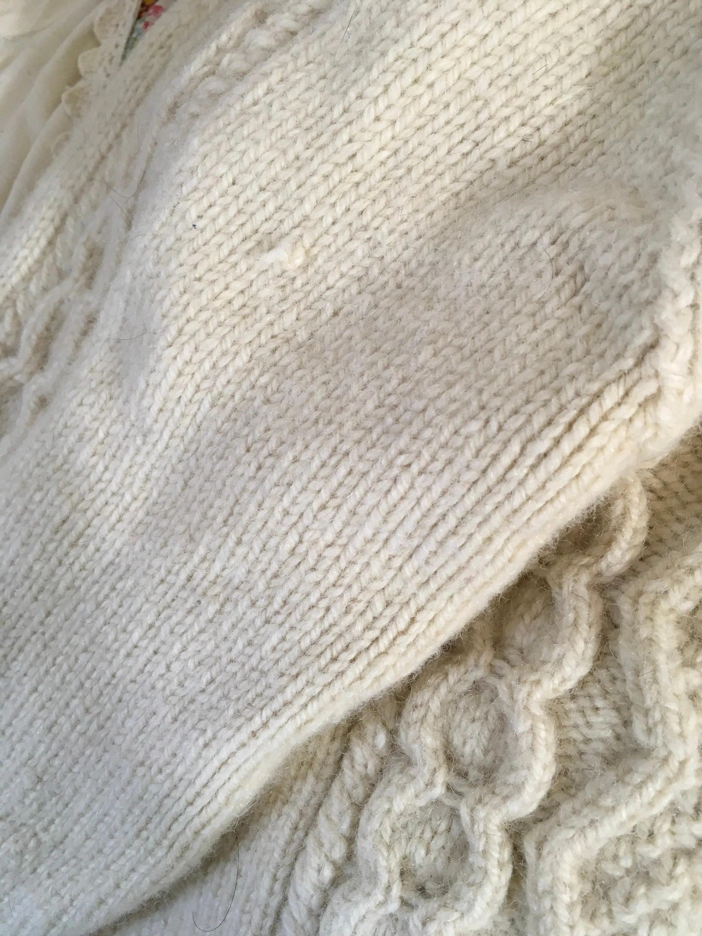 70’s-80’s Wool Knit Cardigan Sweater - Image 7