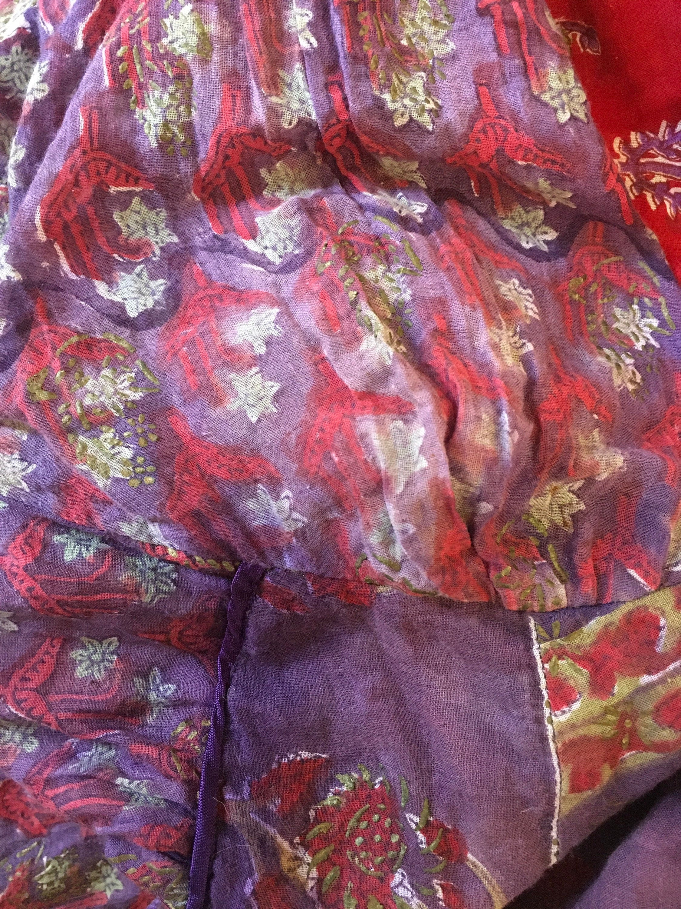 70’s Indian Cotton Shirt and Skirt Set - Image 7