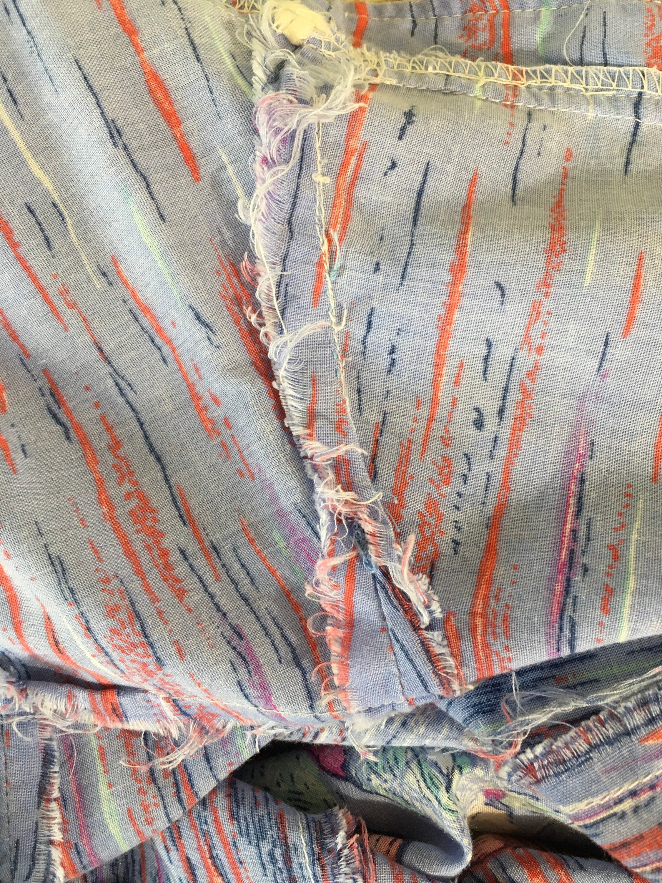 70’s Millworth Scenic Print Square Dance Halter Dress - Image 6